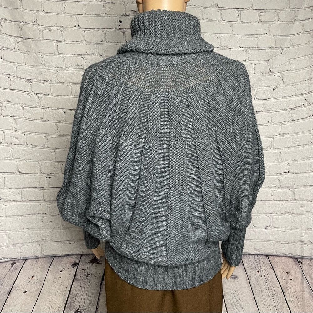 Other Northland High Neck Knit Grey Sweater Made in Italy Size S/ Size M / US 6-8 / IT 42-44 - 4 Thumbnail