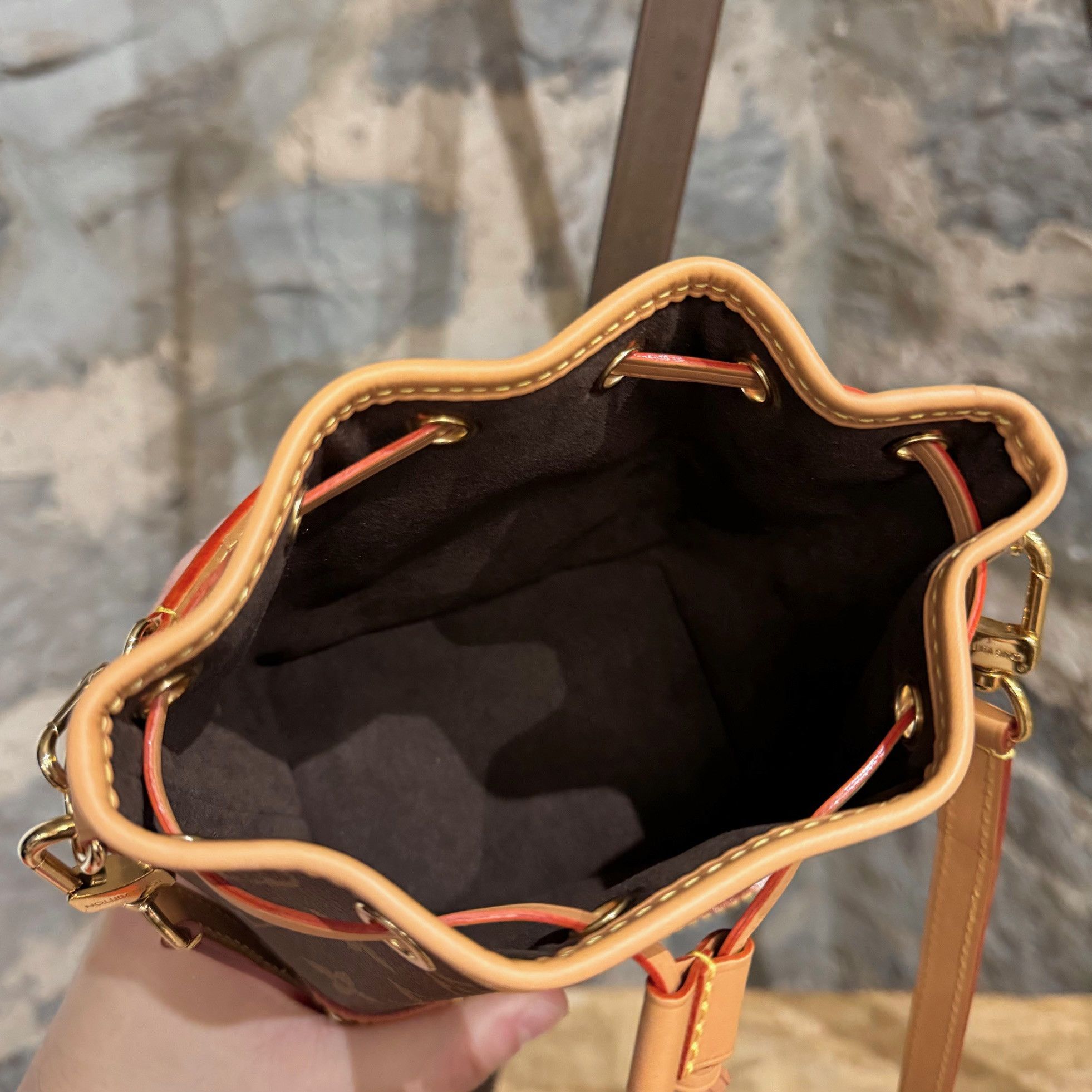 Louis Vuitton Louis Vuitton Monogram Nano Noe Crossbody Bucket Bag Size ONE SIZE - 12 Thumbnail