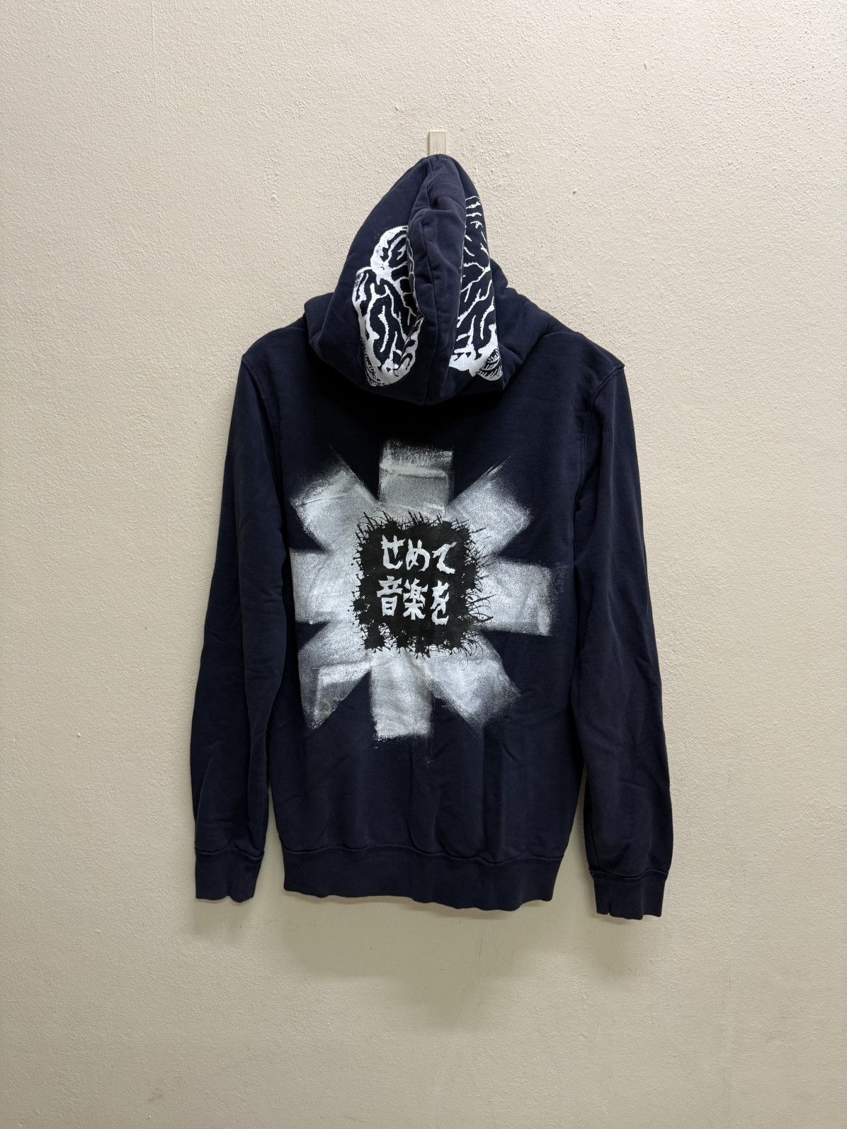 Divided Divided sherpa lined button up cowl neck graphic print hodie Size US M / EU 48-50 / 2 - 21 Thumbnail