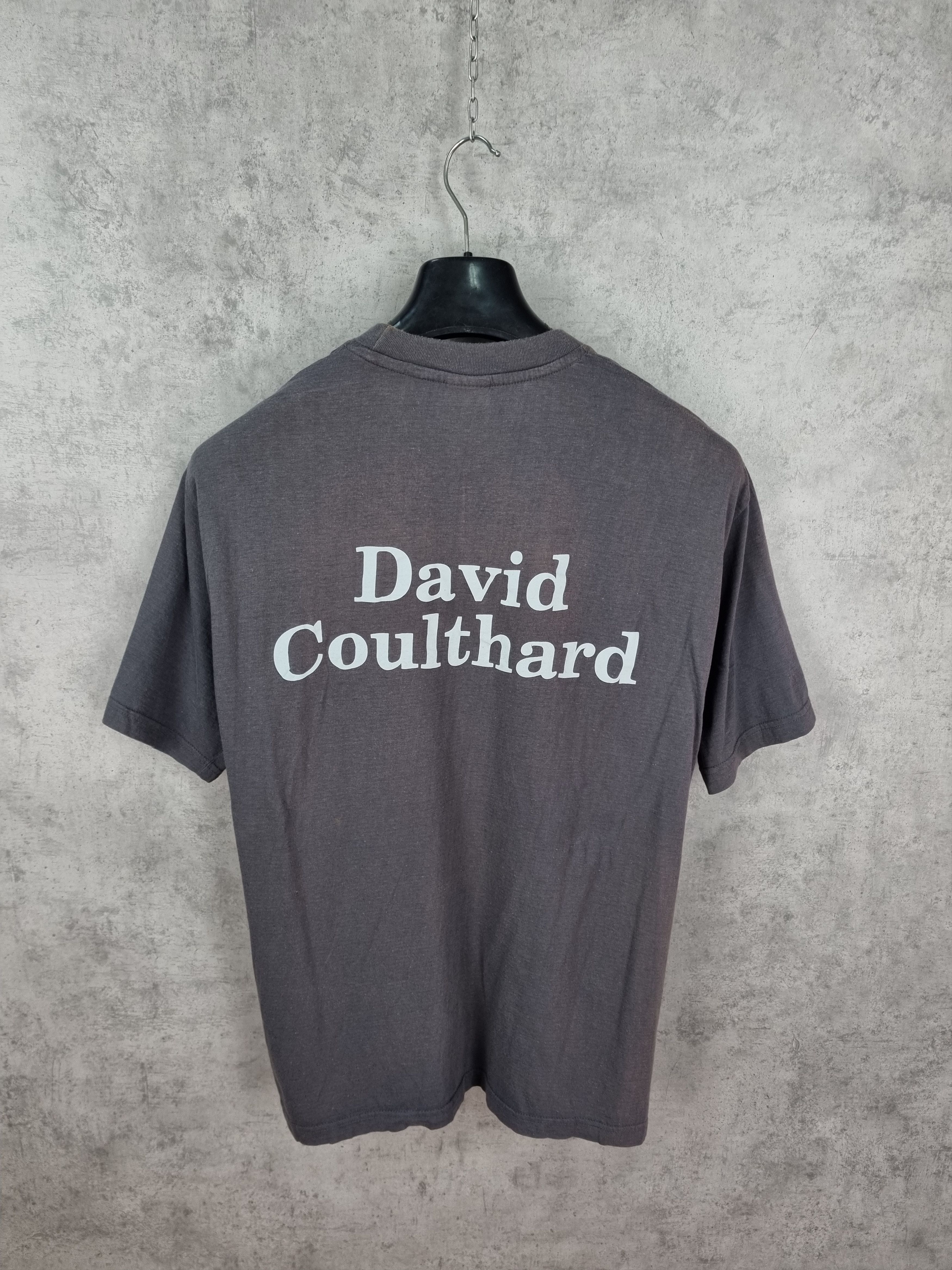 Vintage Portret David Coulthard MOTTORAD Vintage Tee Shirt Size US XL / EU 56 / 4 - 7 Thumbnail