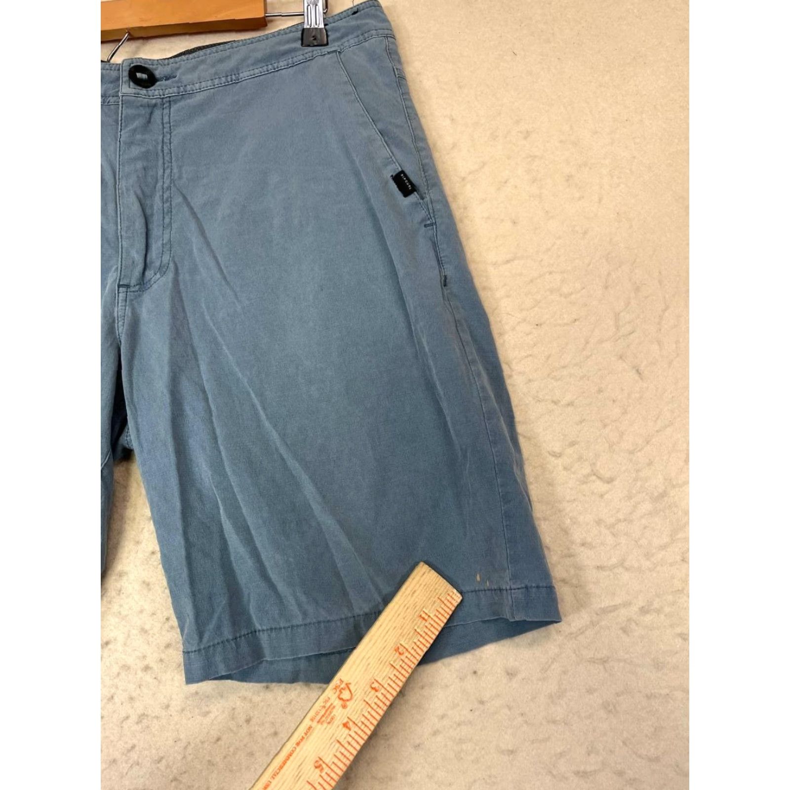 Rip Curl RIP CURL Board Shorts Mens Flat Front Blue 32 Chino Pockets Polyester Viscose Casual Travel Size US 32 / EU 48 - 6 Thumbnail
