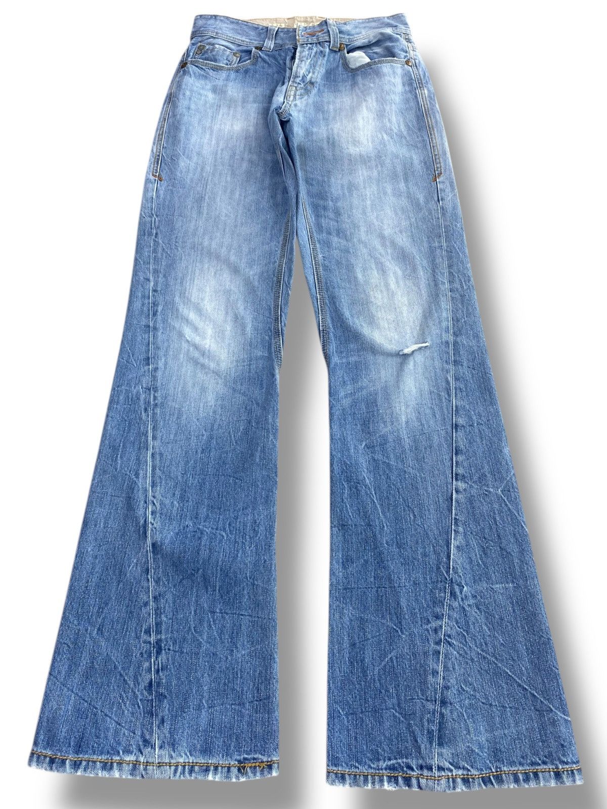 Japanese Brand Japanese Brand Thunder Wash Style Flare Jeans Size US 29 - 1 Thumbnail