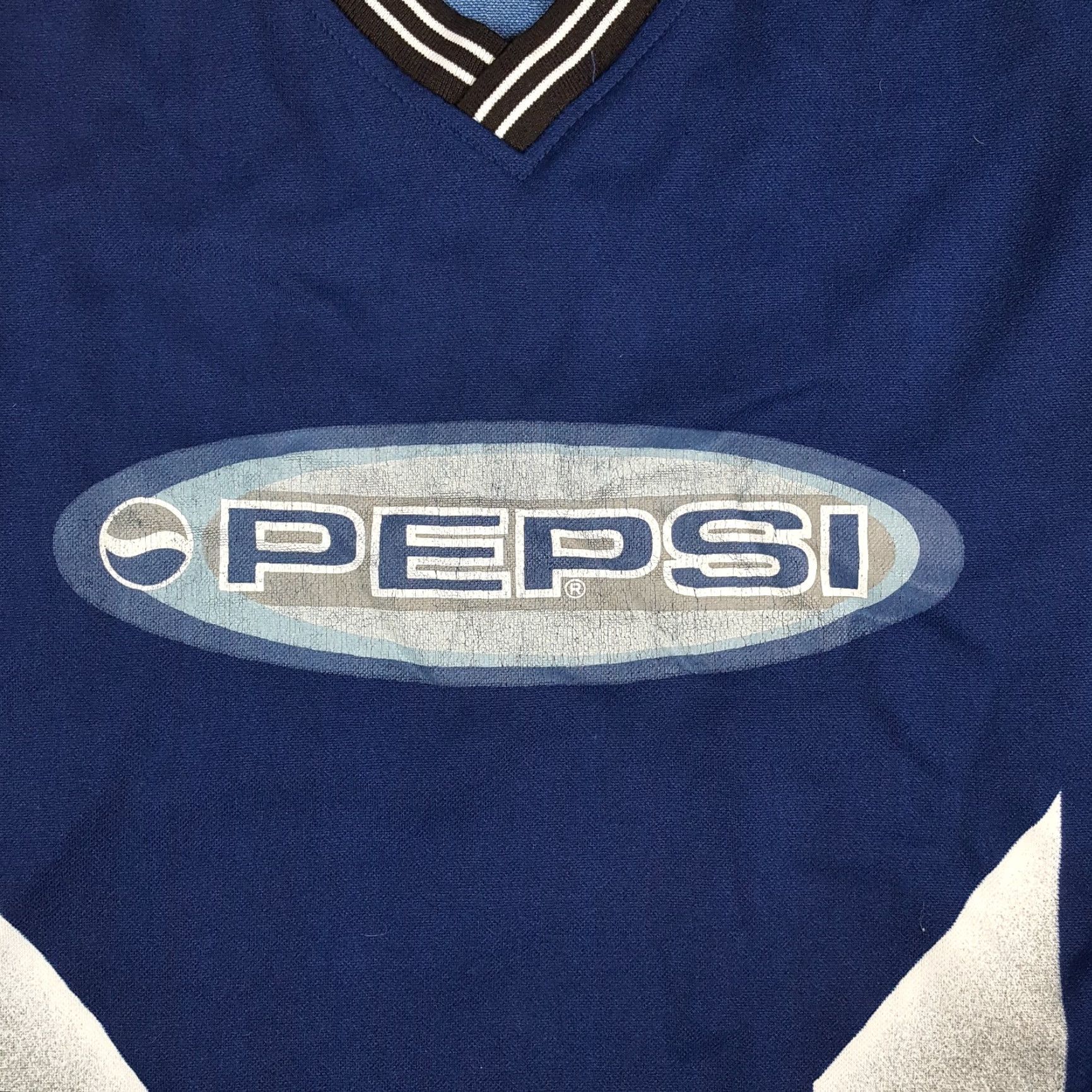 Vintage VINTAGE Pepsi Jersey Tee Men XL Blue 90s Retro Logo Sports T Shirt Cotton Short Sleeve Crew Neck Embroidered Logo Size US XL / EU 56 / 4 - 3 Thumbnail