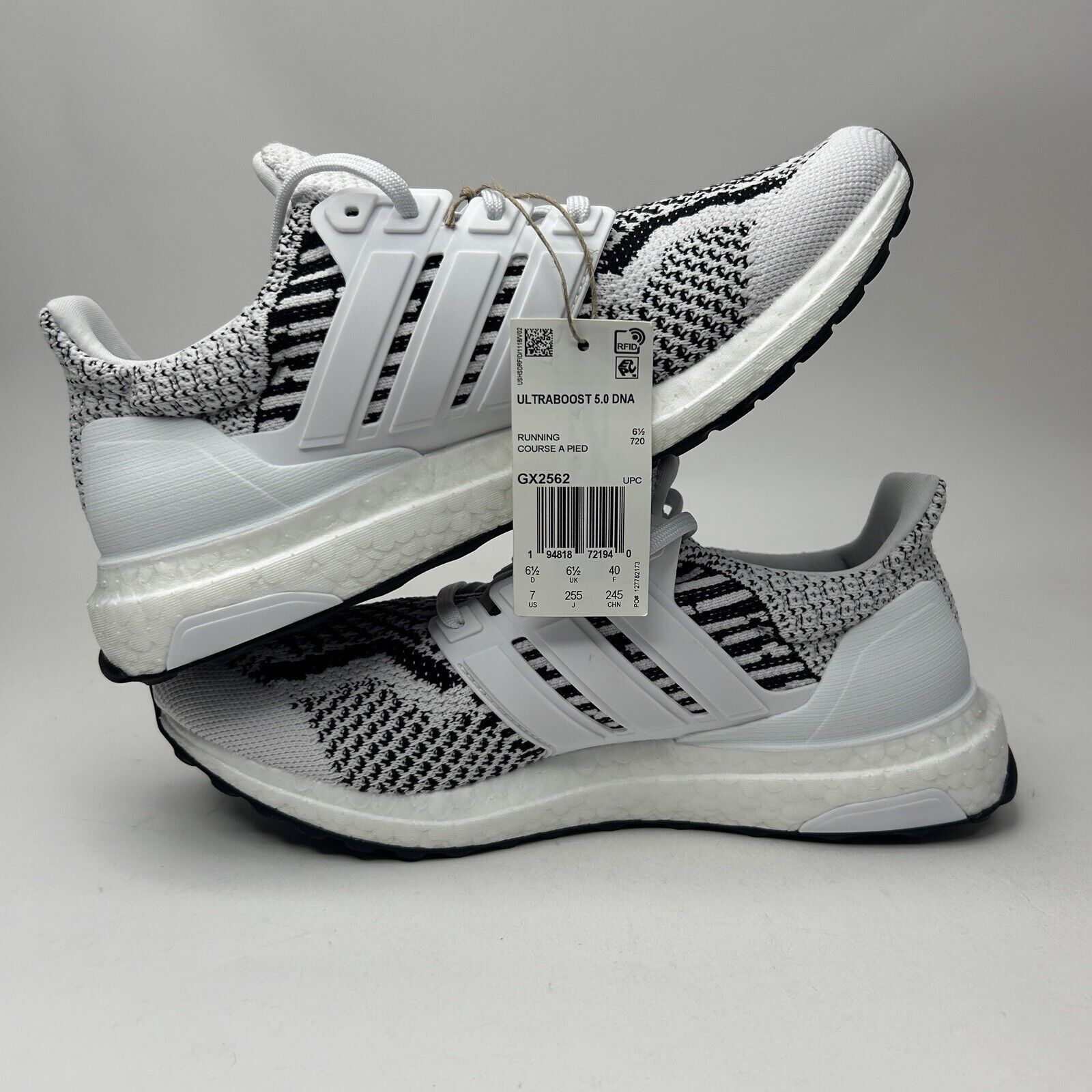 Adidas Adidas Ultraboost 5.0 DNA J “Oreo/White Black” 2023 Size US 8.5 / IT 38.5 - 3 Thumbnail