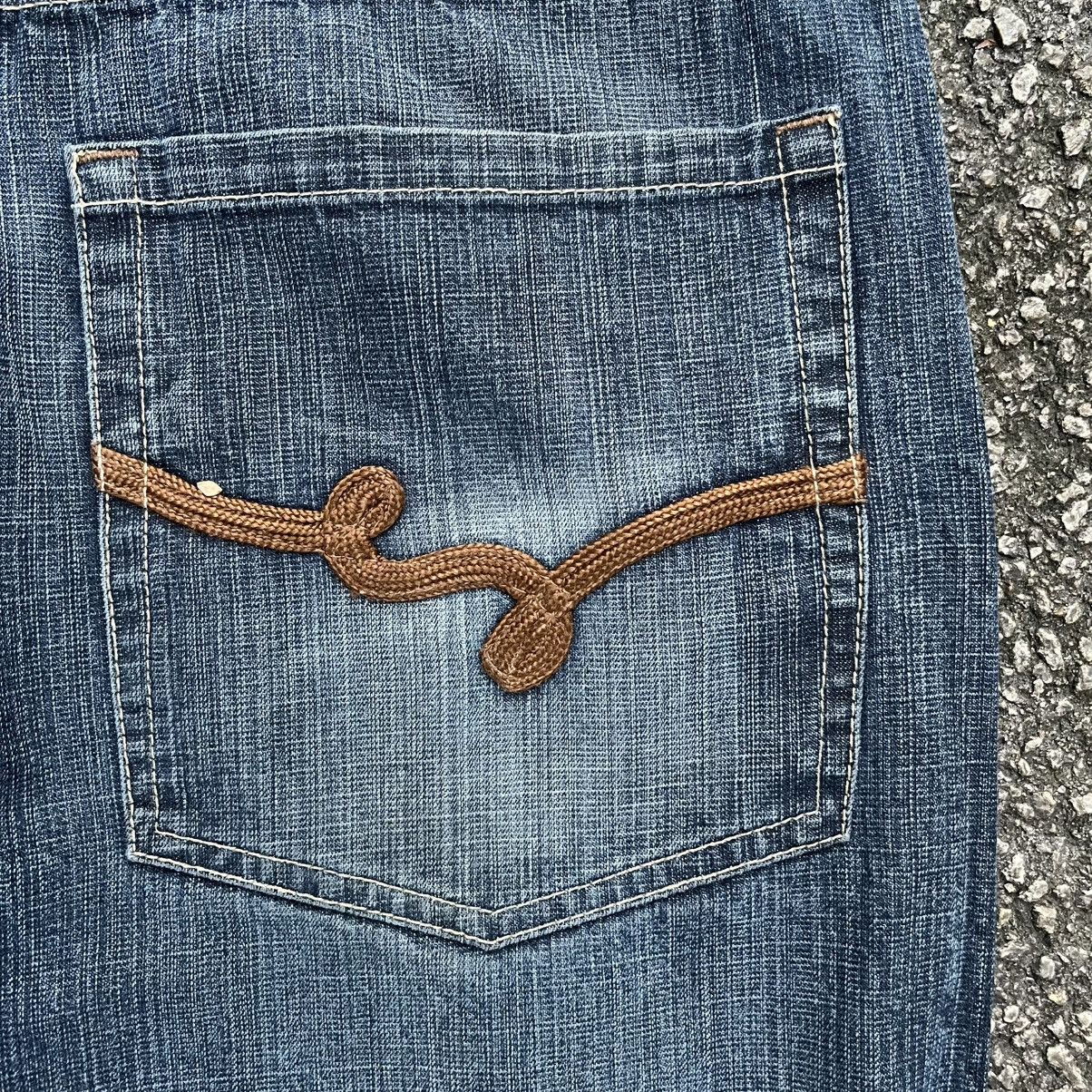Southpole Y2K Southpole Orange Tab Baggy Jeans Faded Blue Denim Jnco Size US 38 / EU 54 - 12 Thumbnail