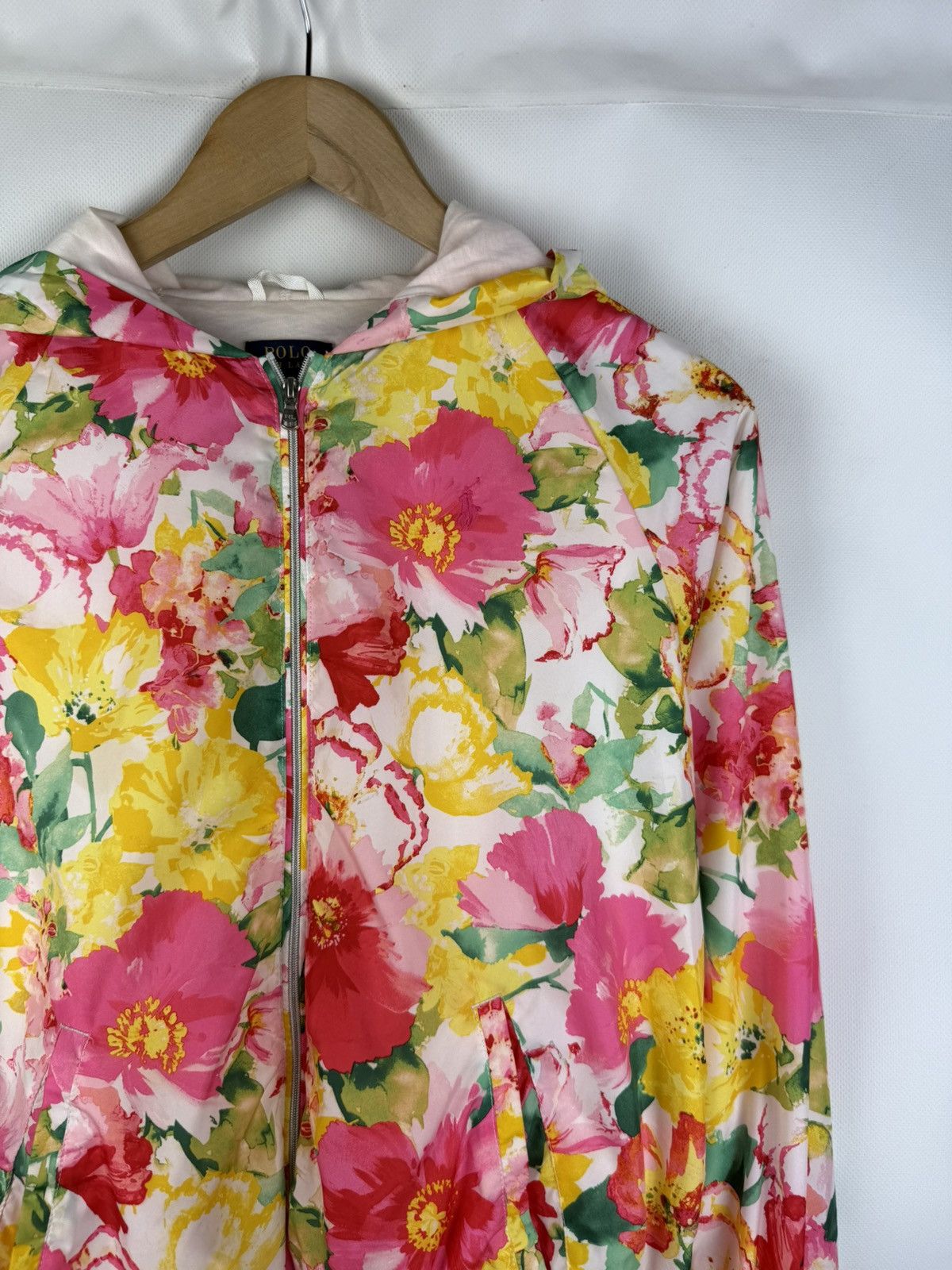 Polo Ralph Lauren Polo Ralph Lauren Flower Pattern Hooded Windbreaker Jacket Size S / US 4 / IT 40 - 3 Thumbnail