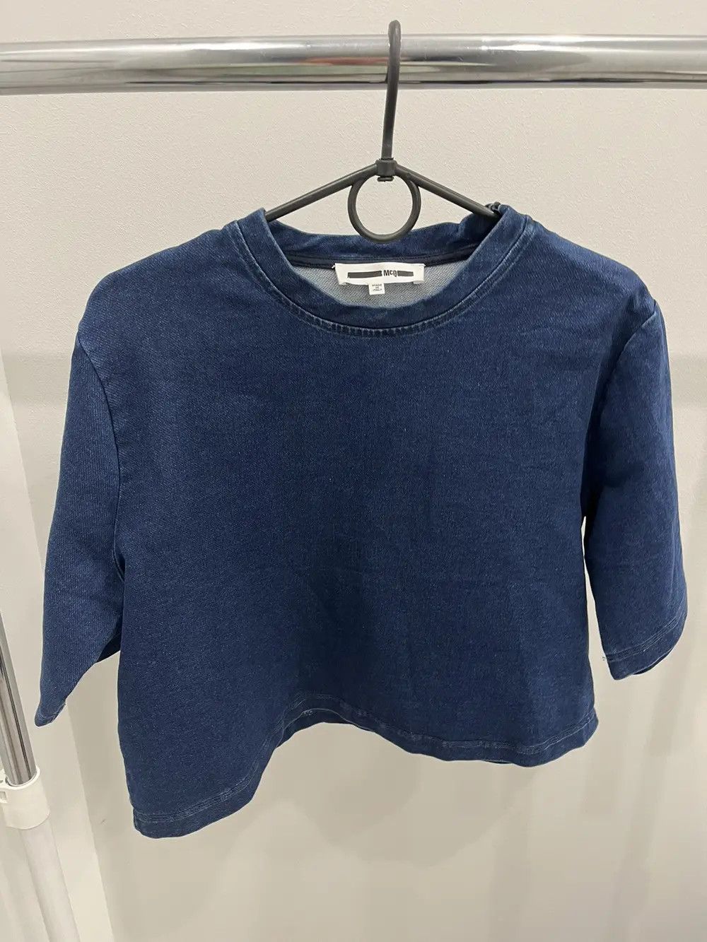 Alexander McQueen Alexander McQueen MCQ Cotton Crop Top Size L / US 10 / IT 46 - 1 Thumbnail