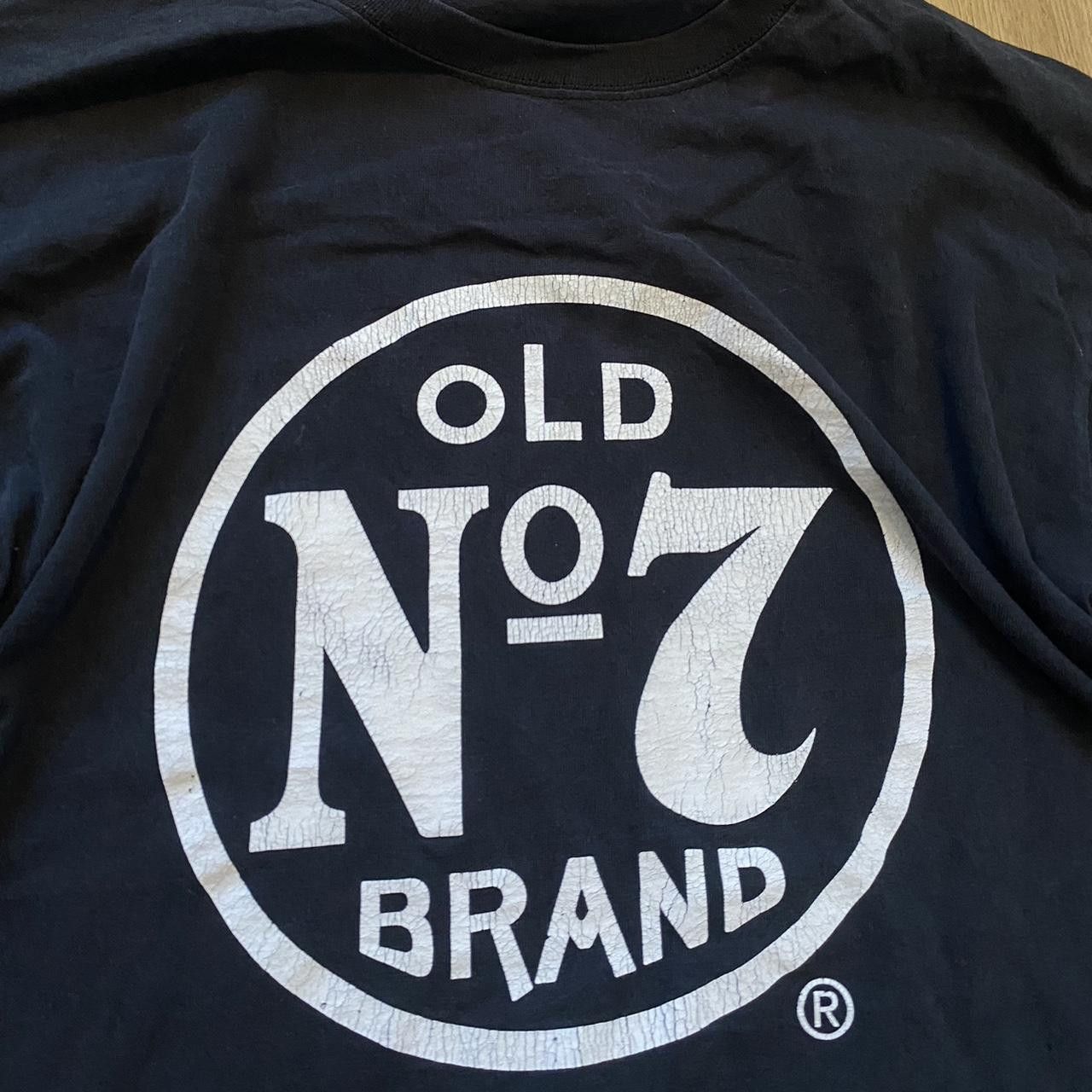 Other Old No.7 Whiskey navy t-shirt with a faded look Vintage y2k Size US M / EU 48-50 / 2 - 3 Thumbnail