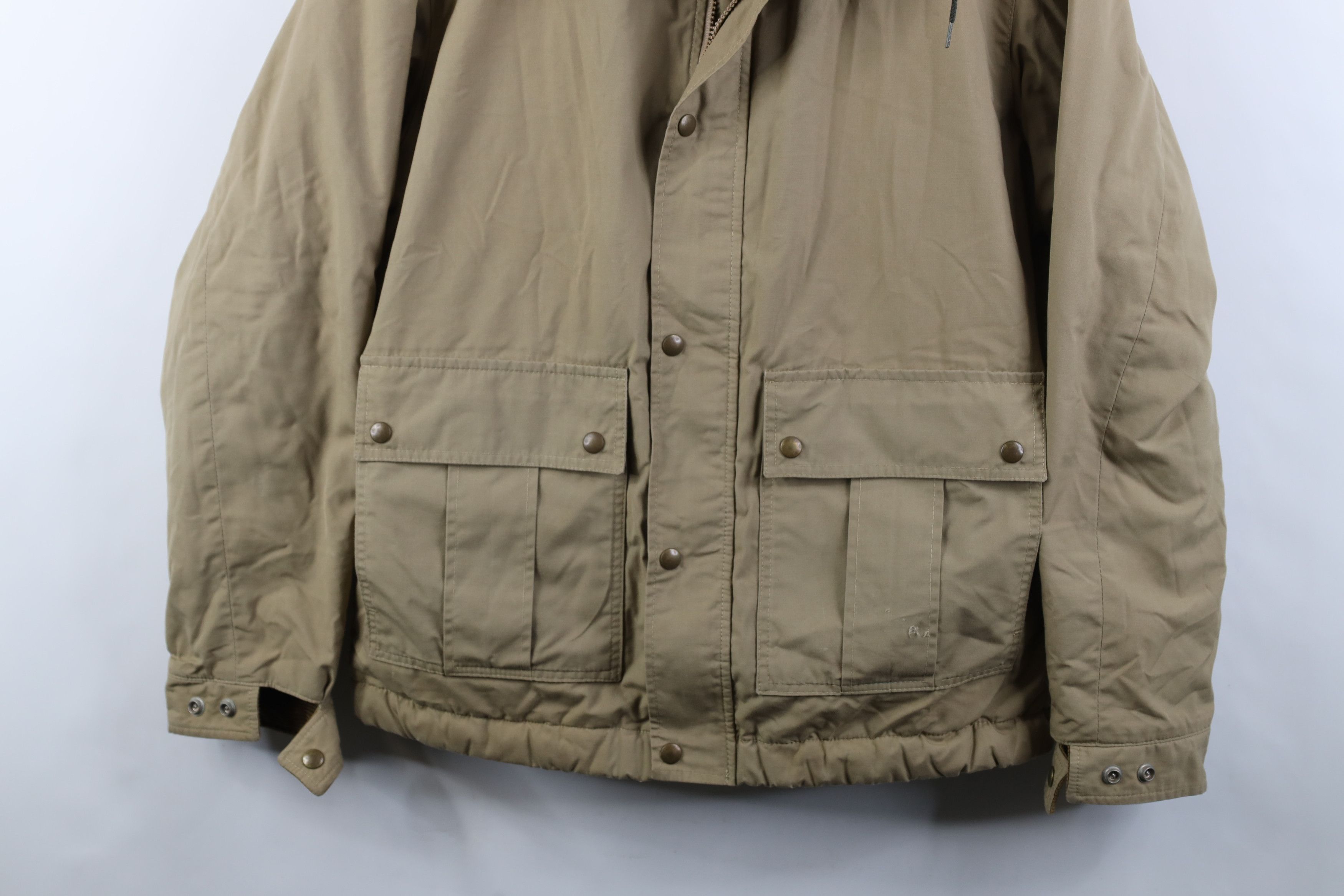 Vintage Vintage 70s Streetwear Fleece Lined Hooded Bomber Jacket USA Size US XL / EU 56 / 4 - 3 Thumbnail