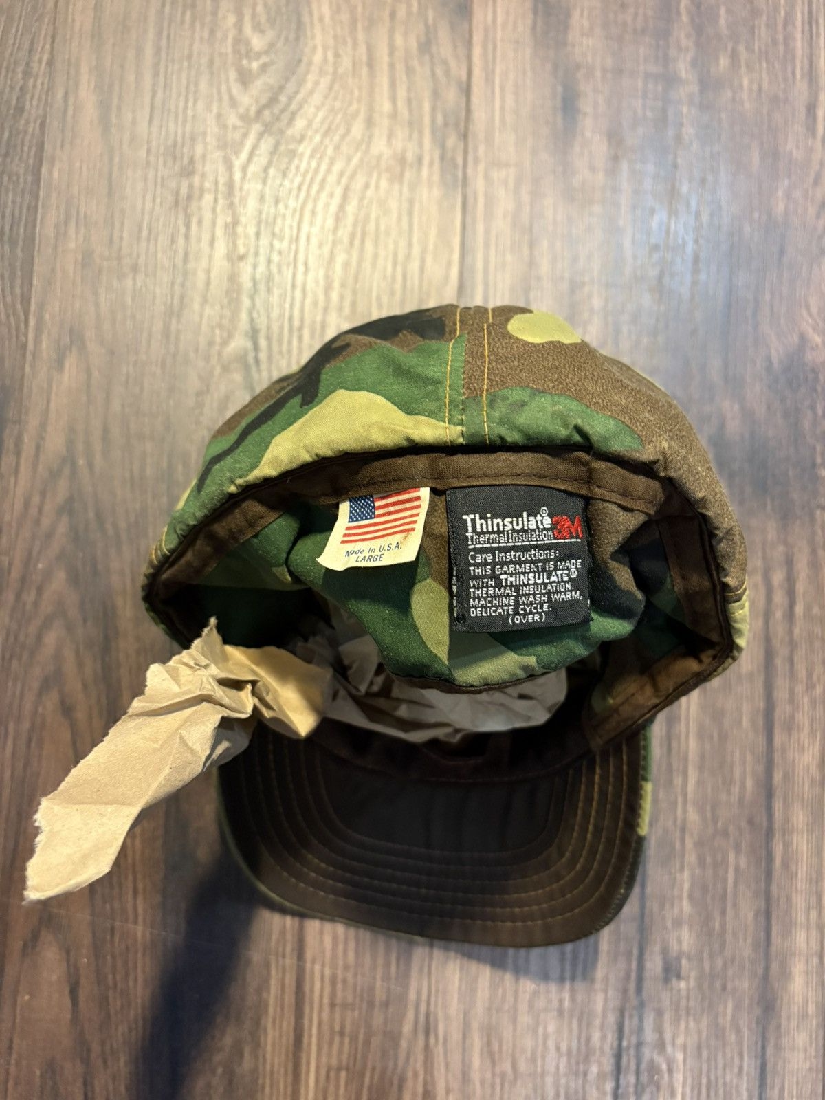 Goretex 🔥Vintage Goretex Camo Trapper Duck Hunting Hat Cap 3M🔥 Size ONE SIZE - 3 Thumbnail