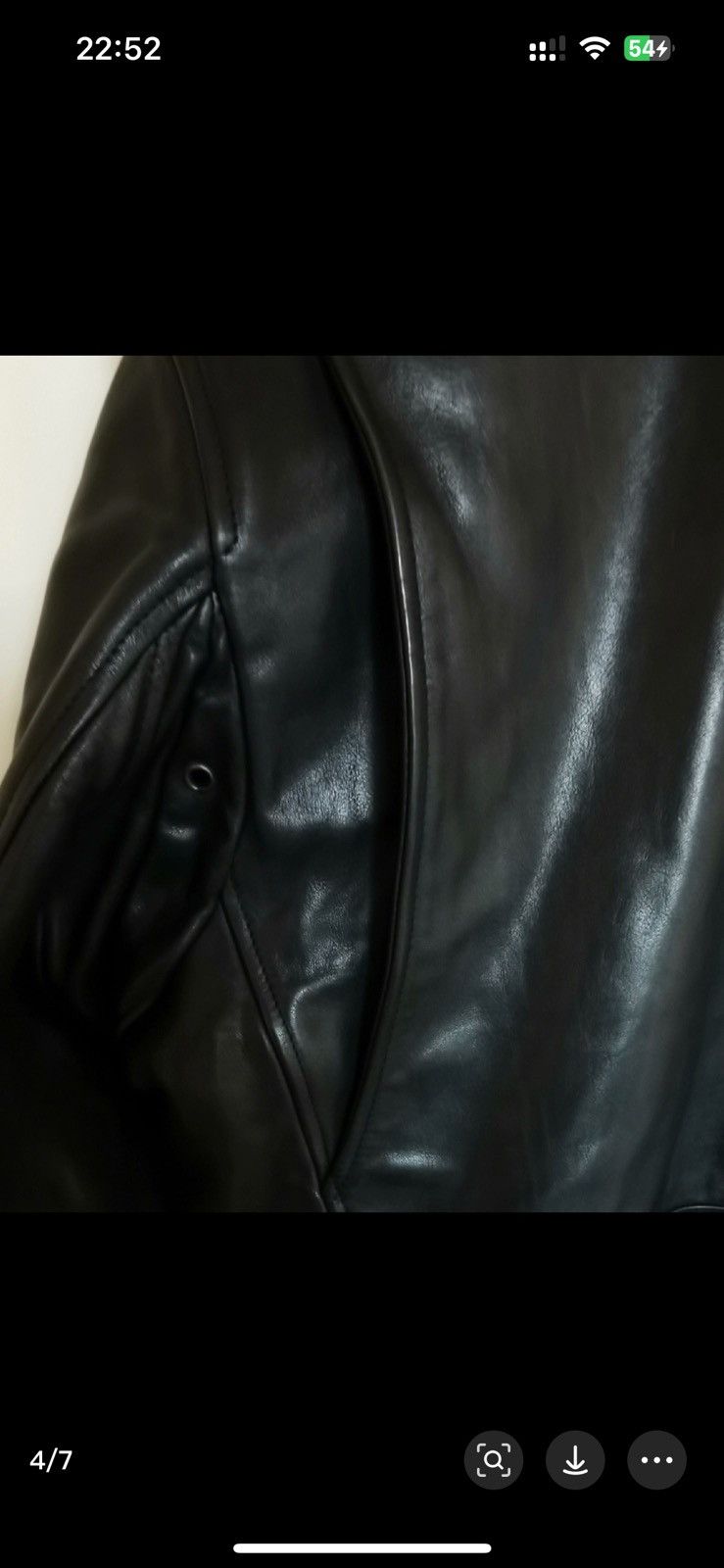 Hedi Slimane × Saint Laurent Paris × Yves Saint Laurent saint laurent 13fw L17 oiled calf bikerjacket Size US L / EU 52-54 / 3 - 12 Thumbnail