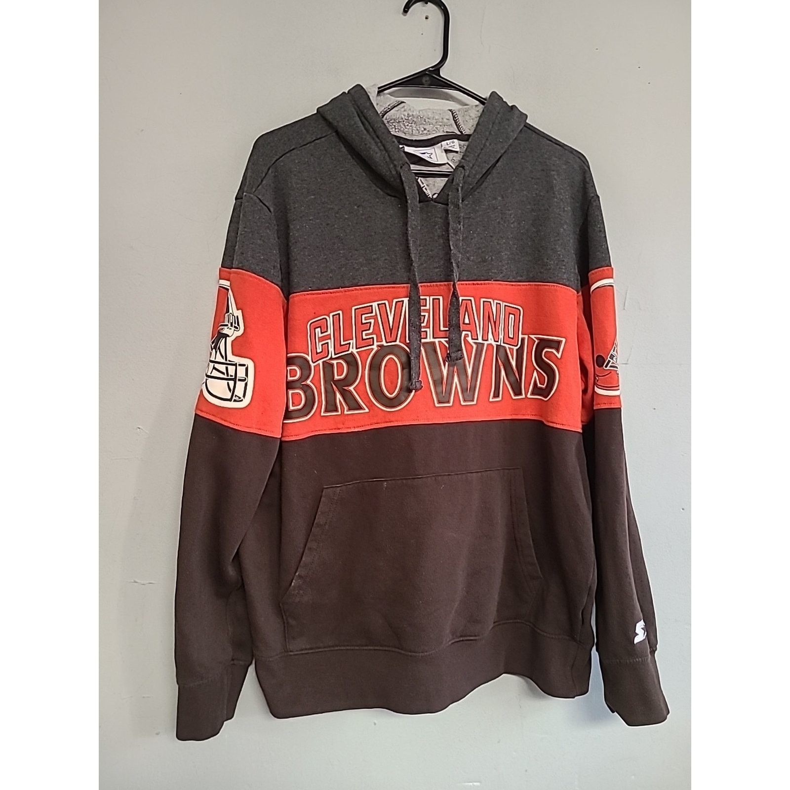 Starter Men's large Cleveland Browns NFL football hoodie Size US L / EU 52-54 / 3 - 7 Thumbnail