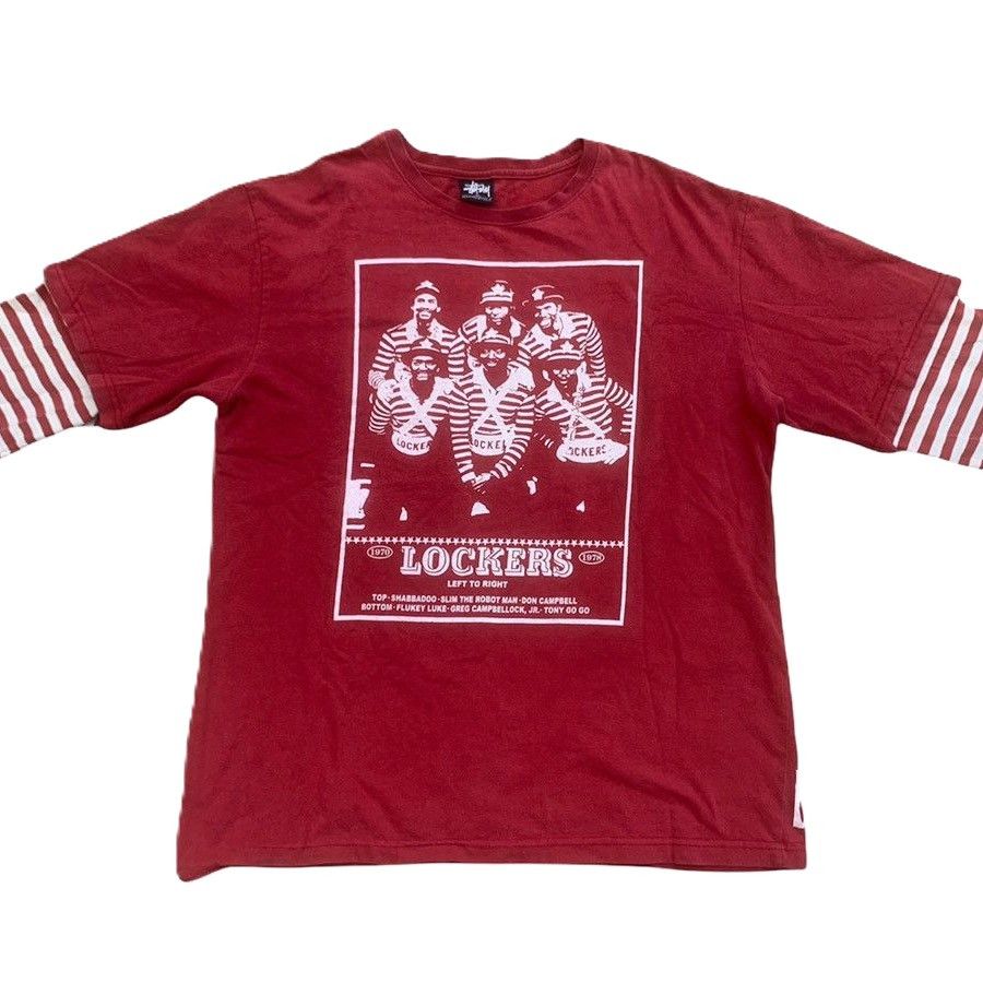Stussy Vintage Stussy X The Lockers American Street Dance T-Shirt Size US XL / EU 56 / 4 - 5 Thumbnail