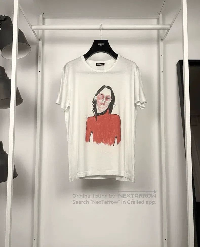 Raf Simons Raf Simons Guitar Red Boy Drawing T-shirt Size US S / EU 44-46 / 1 - 1 Thumbnail