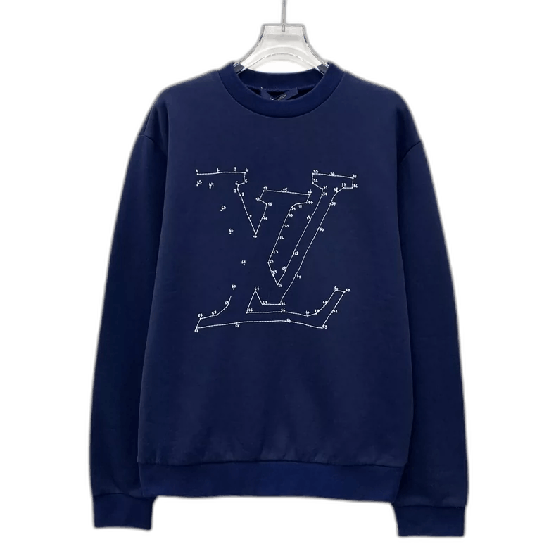 Louis Vuitton Louis Vuitton Embroidered Cotton Long Sleeve Sweatshirt Size XS / US 0-2 / IT 36-38 - 1 Thumbnail