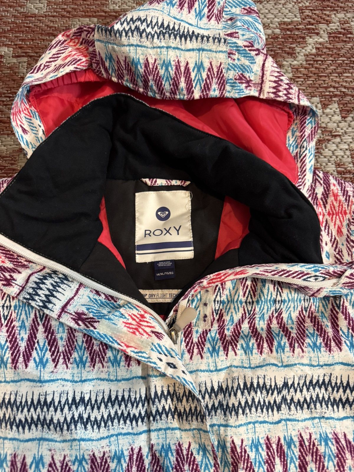 Other Women’s Roxy Ski Jacket Multi Color Sz YXL WSMALL Y2K Size S / US 4 / IT 40 - 3 Thumbnail