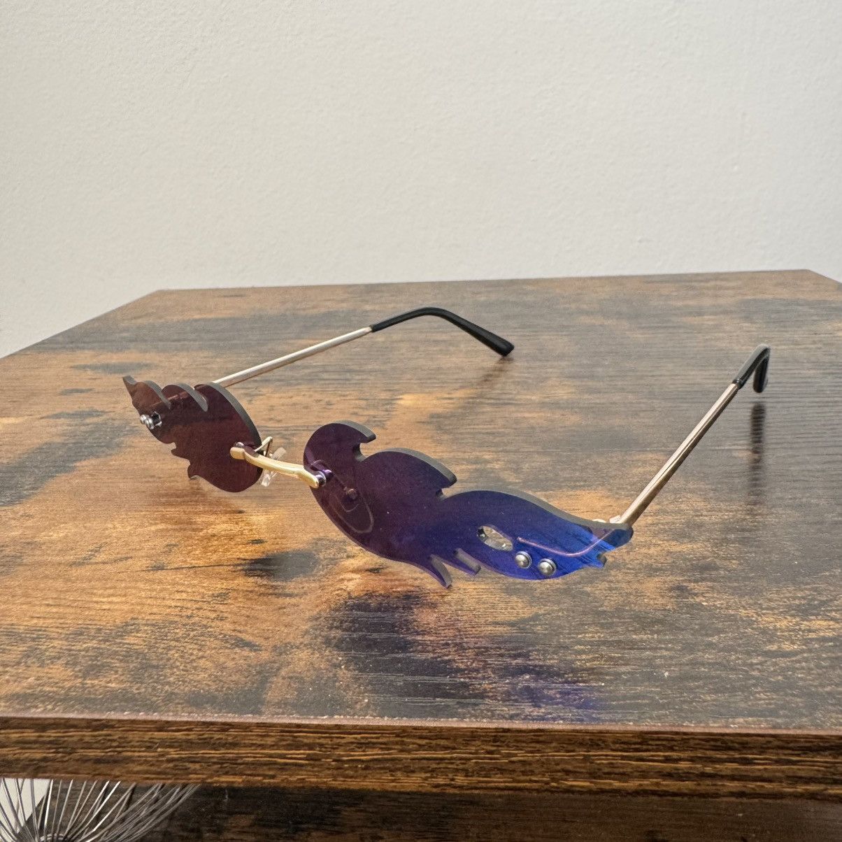 Vintage Vintage flame sunglasses Size ONE SIZE - 2 Thumbnail