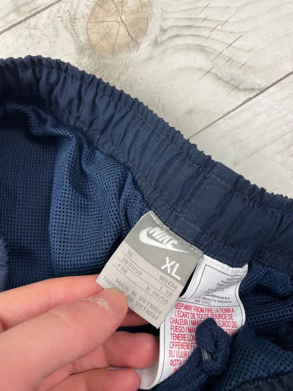 Nike Vintage Nike Track Pants 00s Big Logo Y2K Drill Size US 36 / EU 52 - 8 Thumbnail