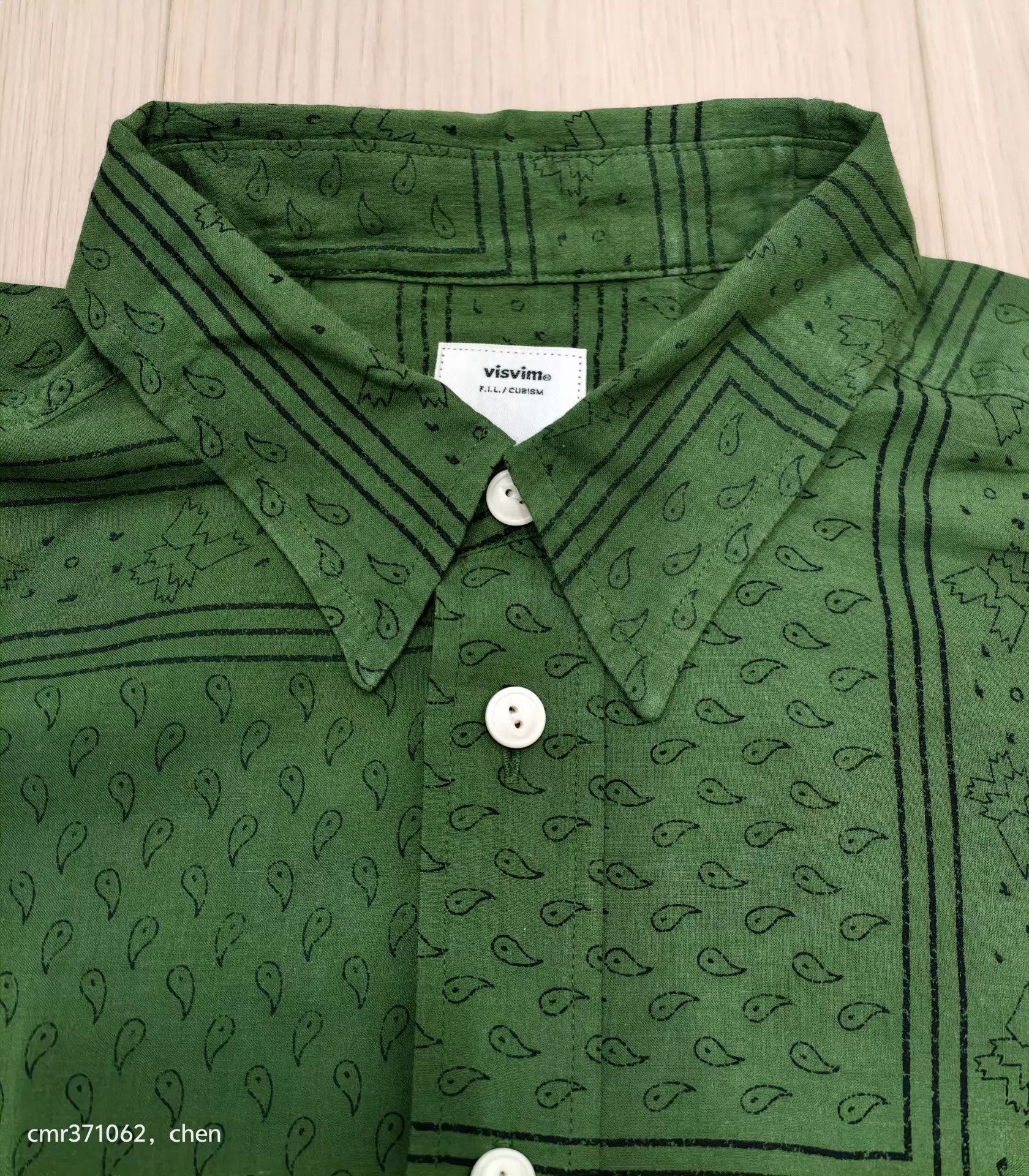 Visvim VISVIM 20AW LUMBER L/S BANDANA P.W. ND Green Size 2 Size US M / EU 48-50 / 2 - 4 Thumbnail