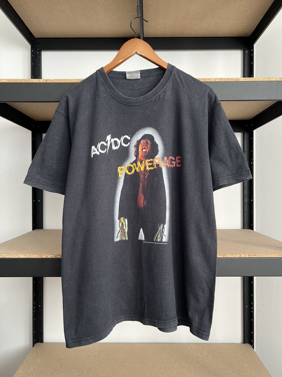 Band Tees Vintage 2003 AC/DC ACDC Powerage Black T-shirt Size US L / EU 52-54 / 3 - 1 Thumbnail