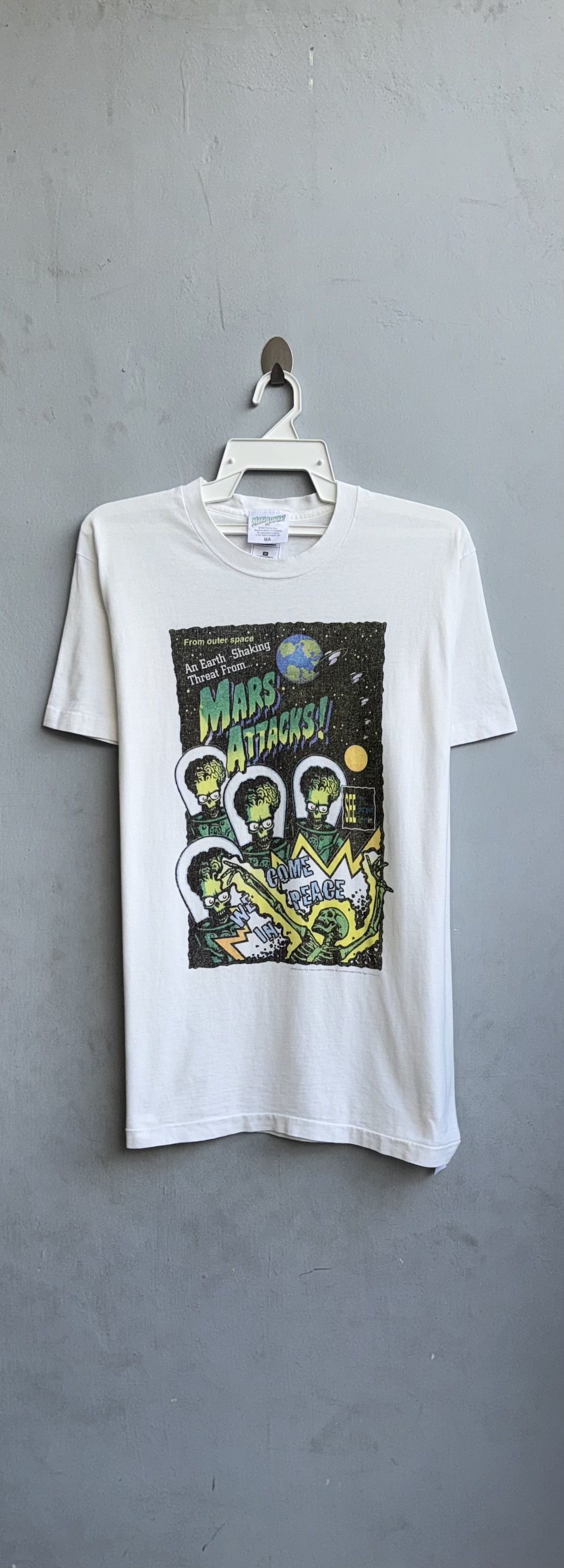 Vintage Mars Attacks 1996's Promotion Vintage Shirt Size US M / EU 48-50 / 2 - 1 Thumbnail