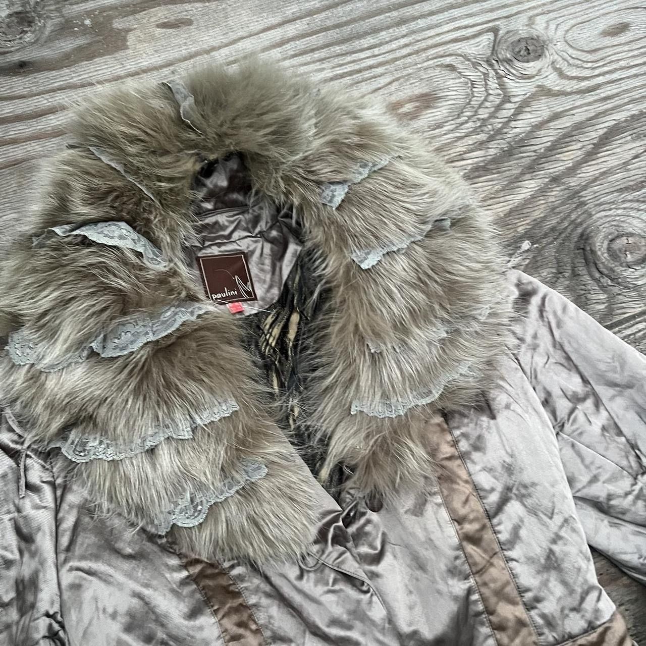 Vintage Y2k Paulini Faux Fur Jacket Size XL / US 12-14 / IT 48-50 - 2 Thumbnail