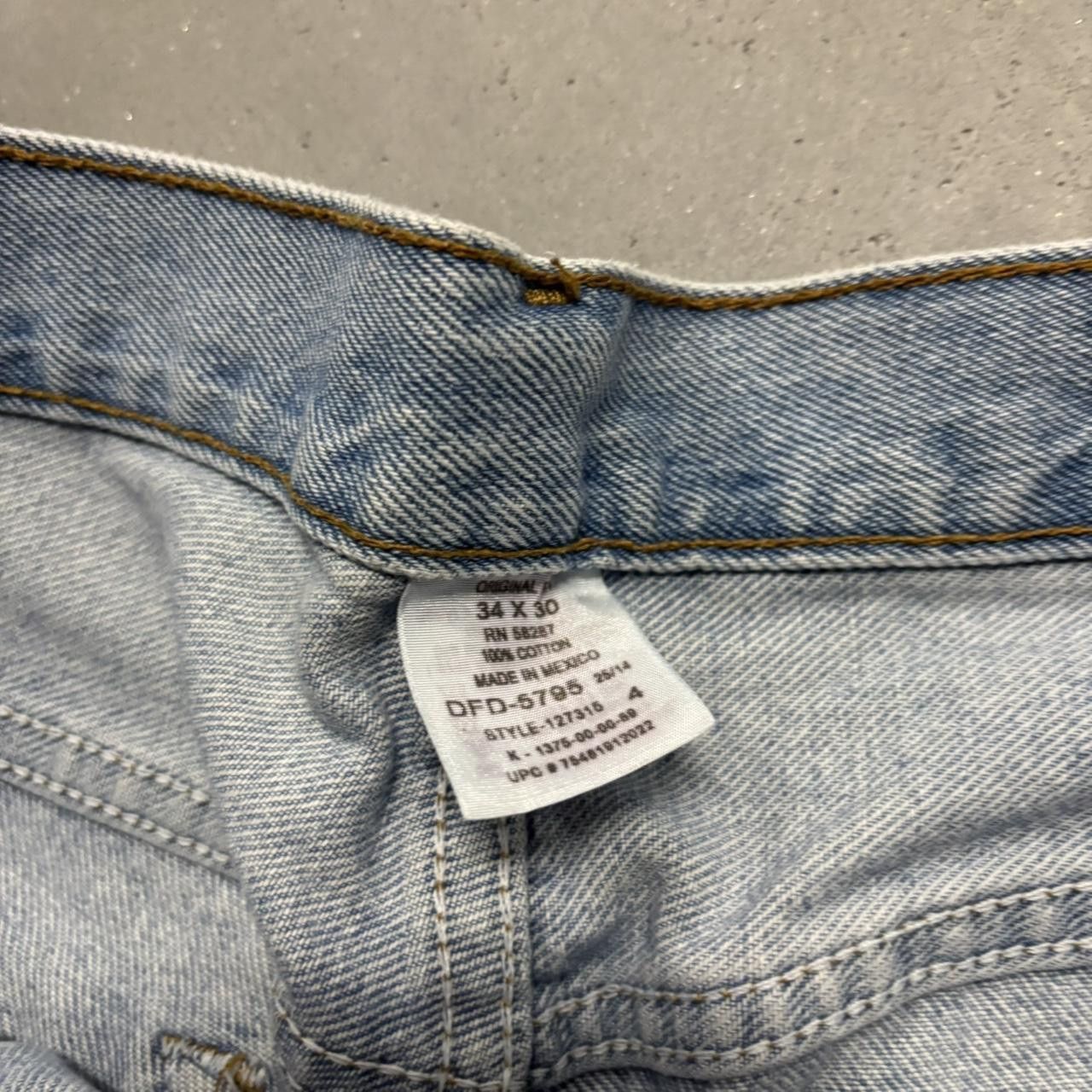 Japanese Brand × Vintage Crazy Vintage Y2K/2000s Light Wash Streetwear Essential Denim Jeans! Size US 34 / EU 50 - 6 Thumbnail