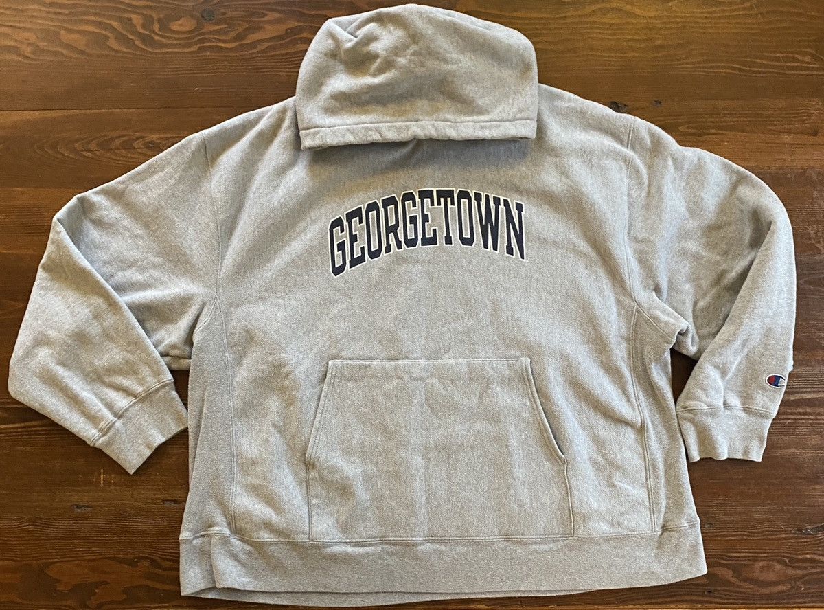 Champion × Vintage Vintage 90’s Champion Reverse Weave Georgetown Hoodie Size US XXL / EU 58 / 5 - 2 Thumbnail