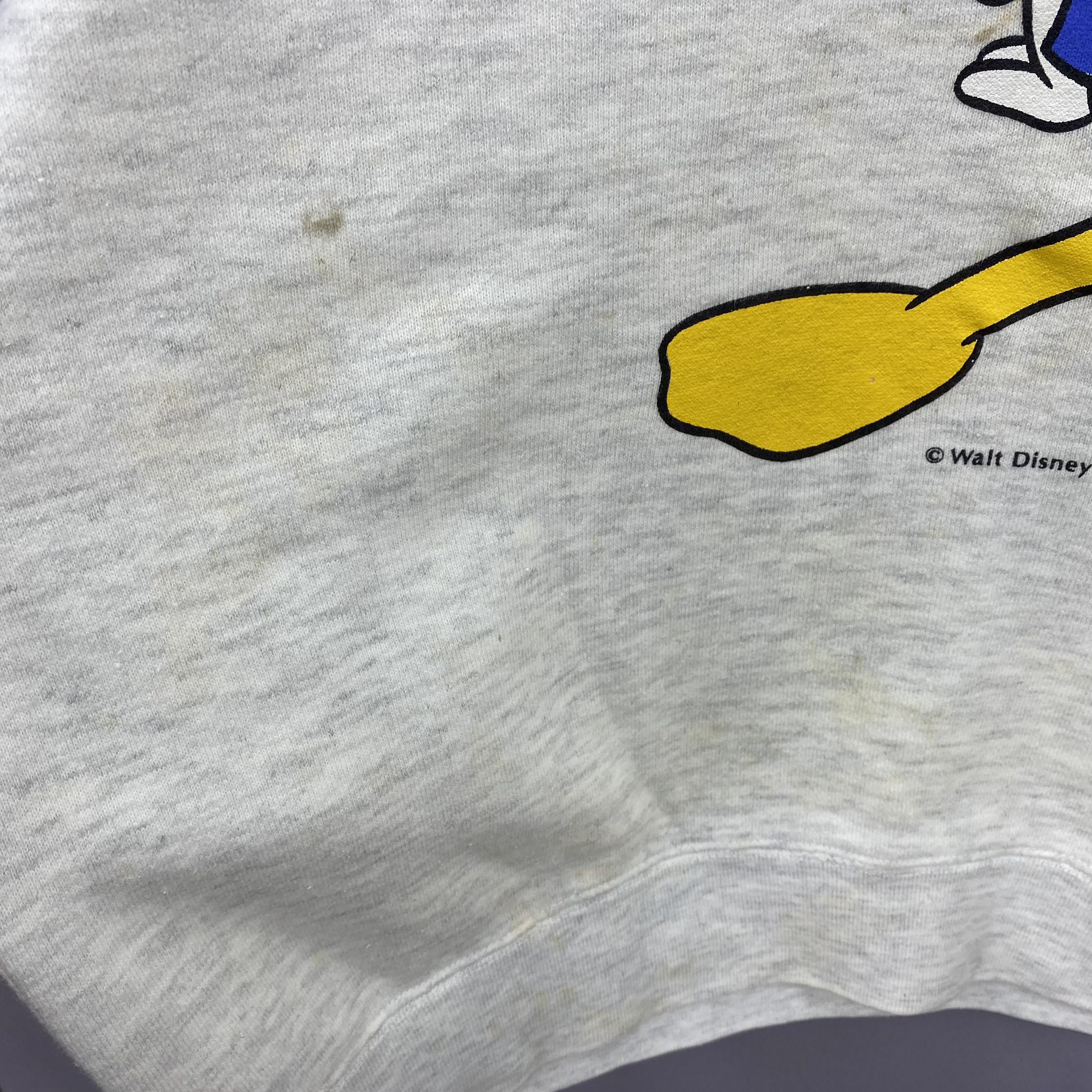 Disney Vintage 90s Disney Donald Duck Sweatshirt Cartoon Pullover Size US L / EU 52-54 / 3 - 12 Thumbnail