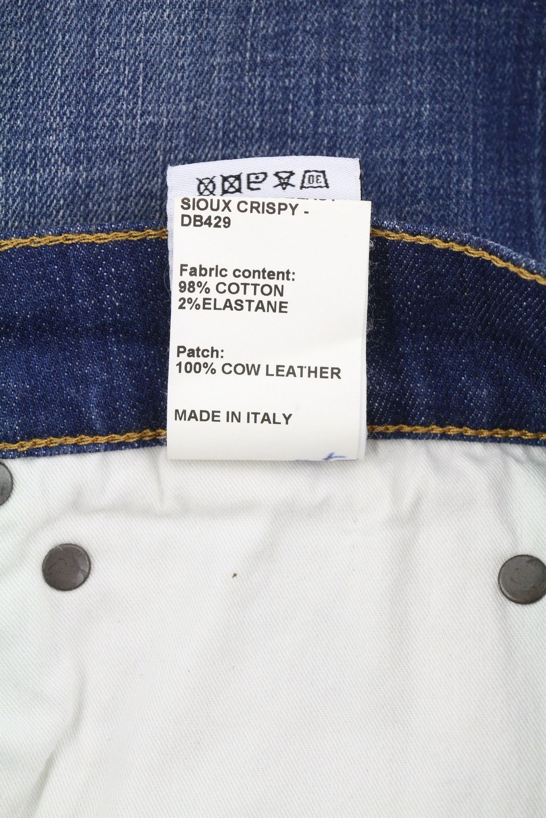 R13 SKATE 32 Howell Indigo Faded Slim Fit Jeans 85426 Size US 32 / EU 48 - 8 Thumbnail