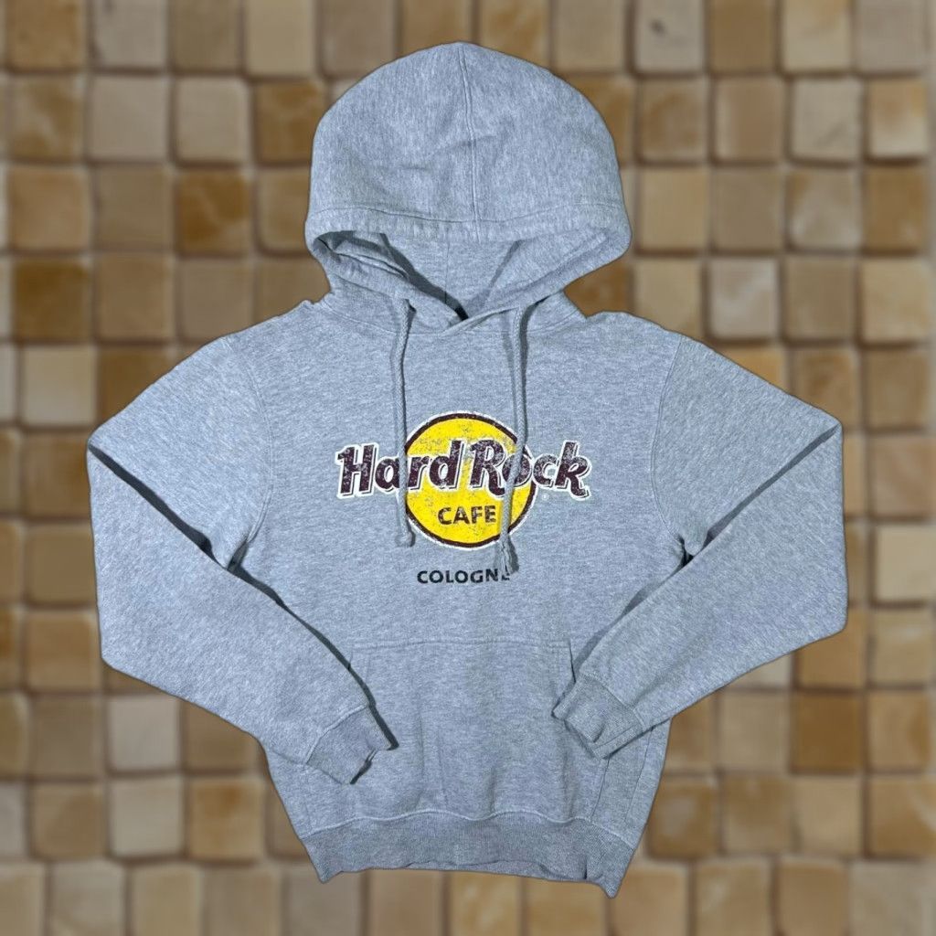 Hard Rock Cafe Hard Rock Cafe Cologne Classic Souvenir Logo Graphic Grey Hoodie Medium Size US M / EU 48-50 / 2 - 1 Thumbnail