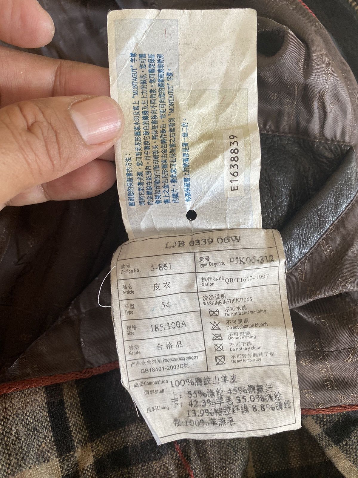 Montagut Montagut Leather Jacket Size US L / EU 52-54 / 3 - 9 Thumbnail