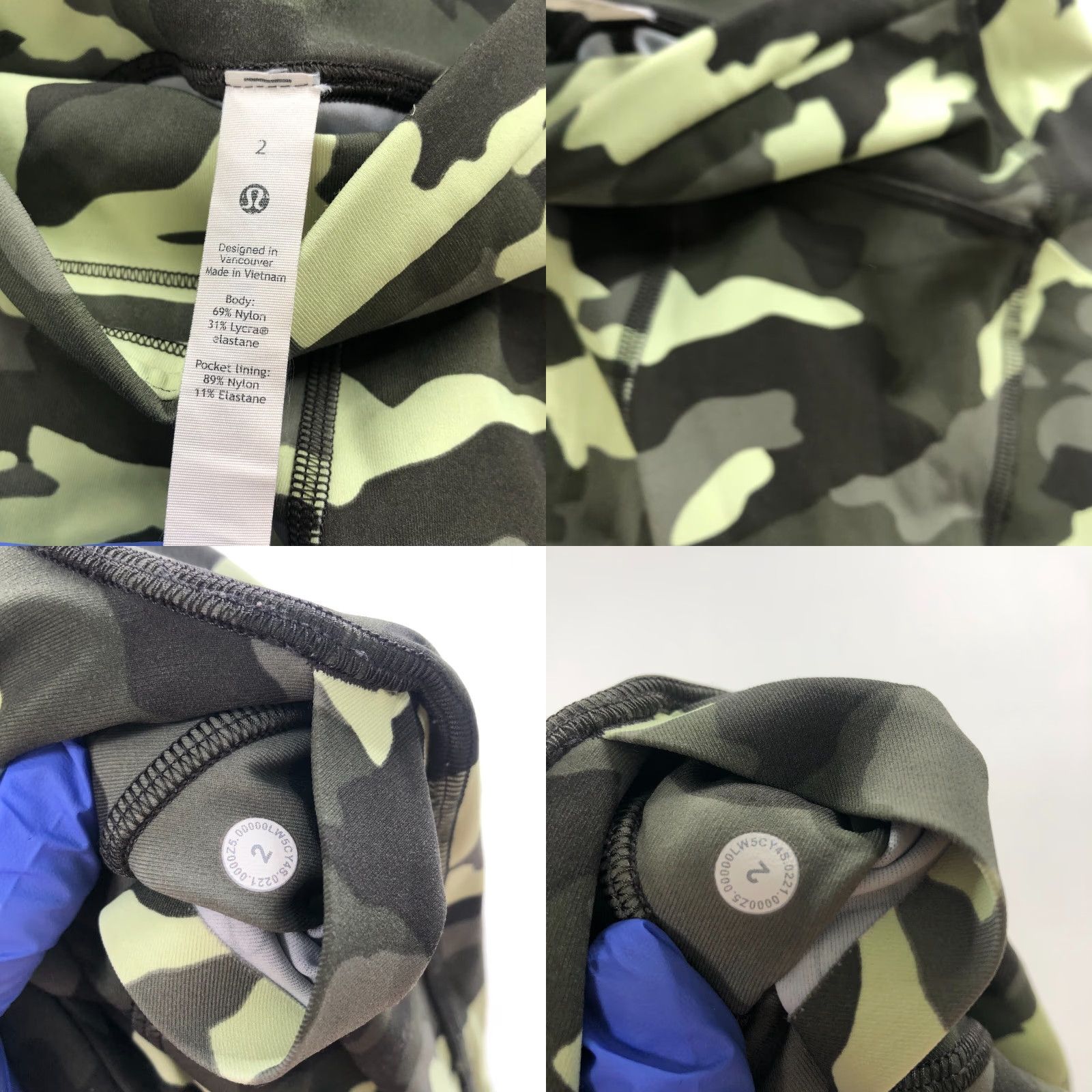 Lululemon Lululemon Swift Speed 2 Leggings Pants Camouflage Mint 22W 27.5L Athleisure Women Barred by HRJ Size 40" / US 18 - 8 Thumbnail