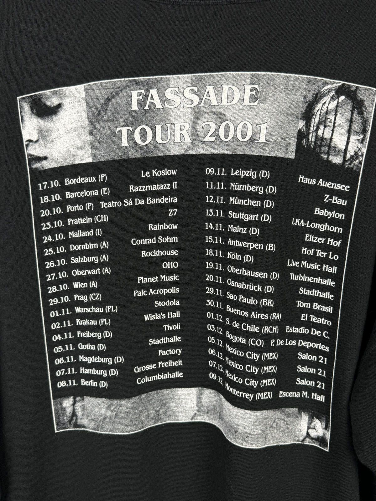 Band Tees Vintage Lacrimosa 2001 Fassade Tour Gothic Metal Long Sleeve Size US XL / EU 56 / 4 - 7 Thumbnail