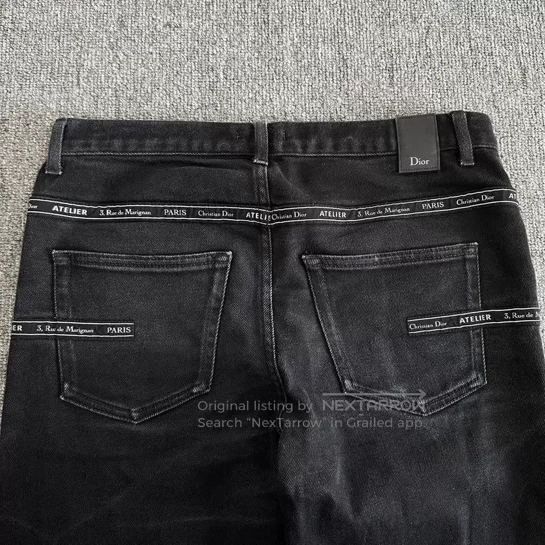 Dior Dior Back Atelire Slogan Denim Pants Size US 28 / EU 44 - 4 Thumbnail