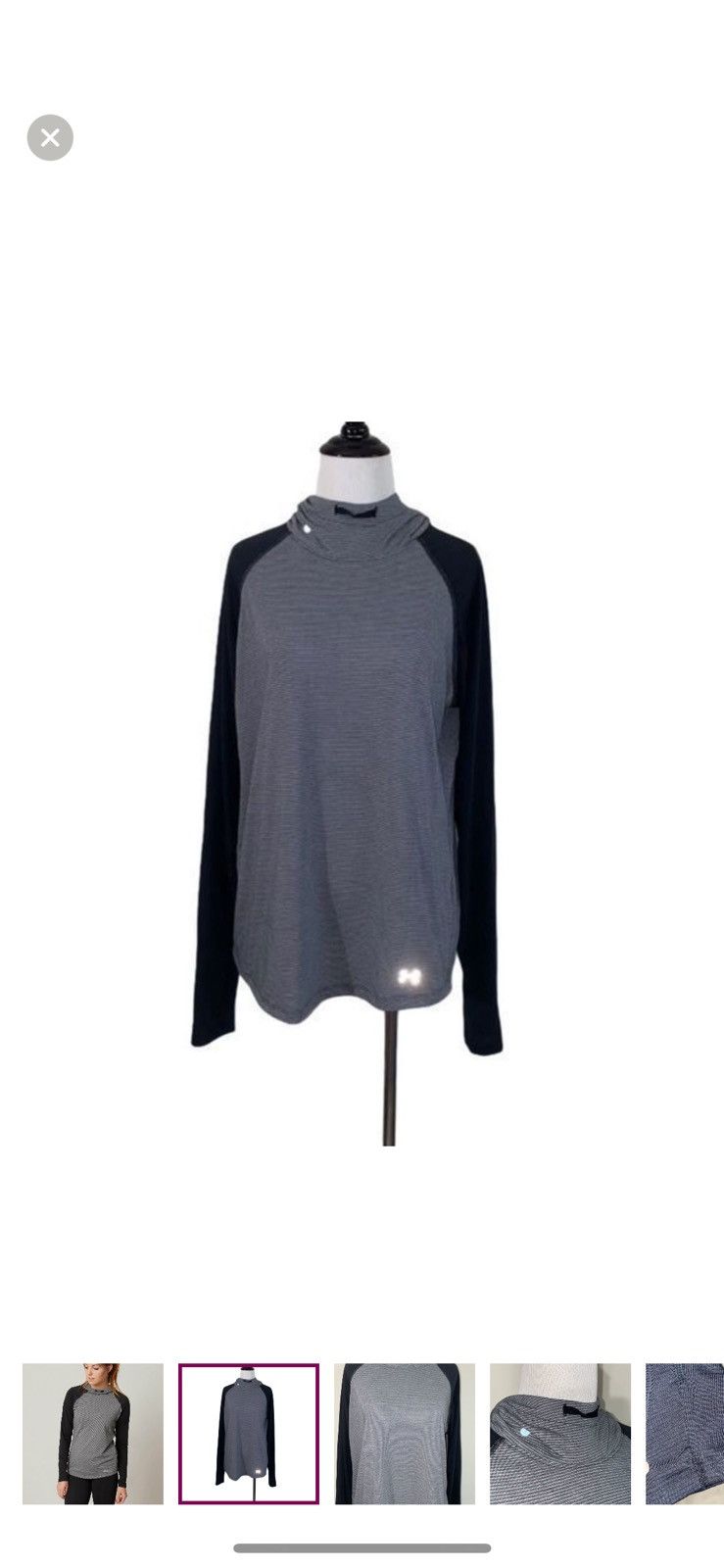 Under Armour Under armour large striped streaker running hoodie Size L / US 10 / IT 46 - 1 Thumbnail