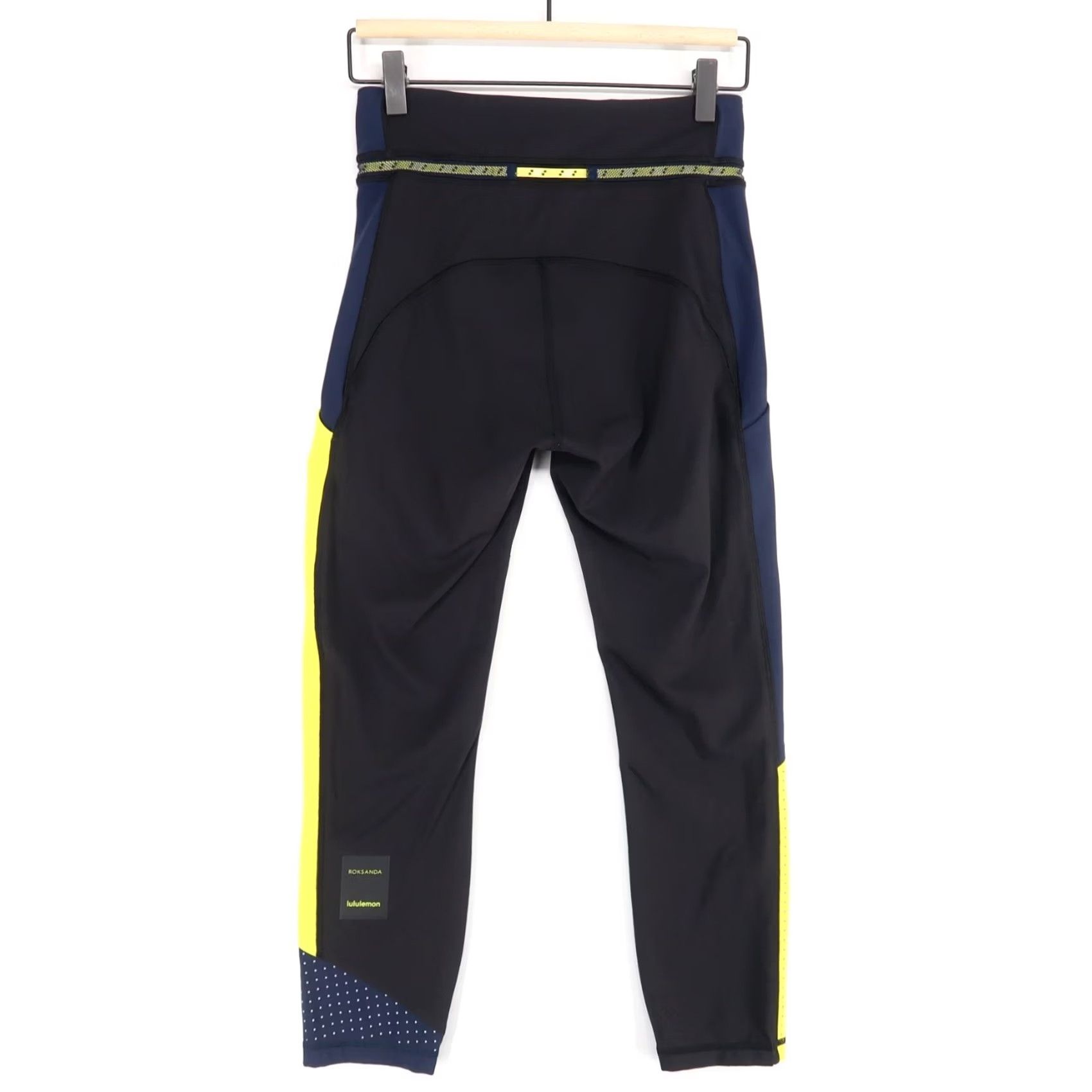 Lululemon Lululemon x Roksand Break New Ground Leggings Womens 6 Black Colorblock Athletic Size 28" / US 6 / IT 42 - 2 Thumbnail