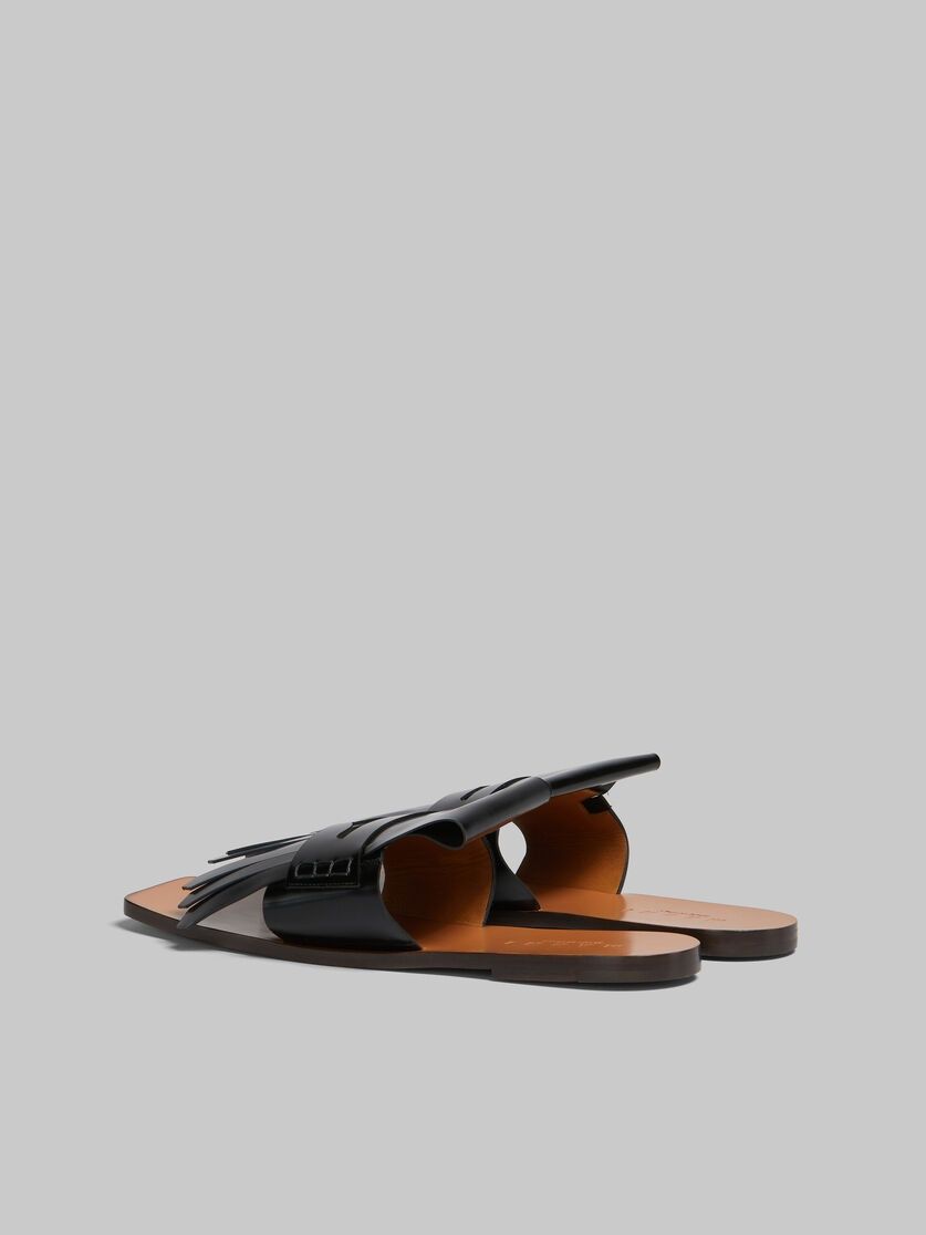 Marni oc11z0525 Leather Bambi Sandal in Black Size US 8 / IT 38 - 2 Thumbnail