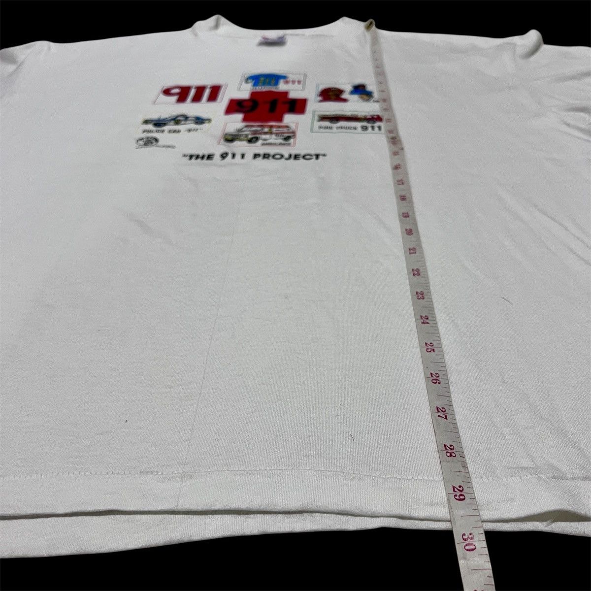 Vintage Vintage 90s The 911 Tee 2XL Police Streetwear Graphic Size US XXL / EU 58 / 5 - 7 Thumbnail