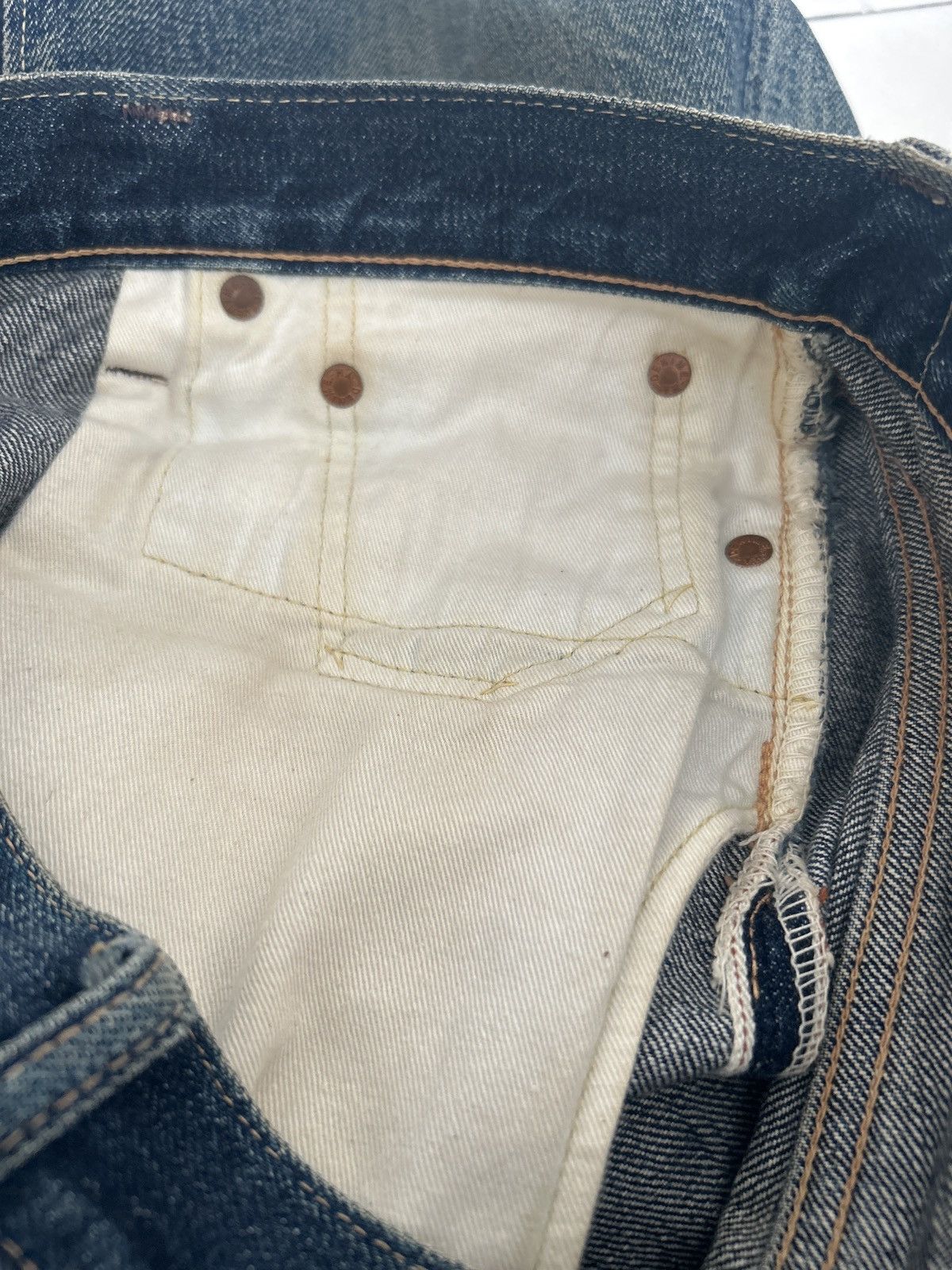 Denime × Japanese Brand Vintage Denime Lot 760 Selvedge Jeans Size US 31 - 5 Thumbnail