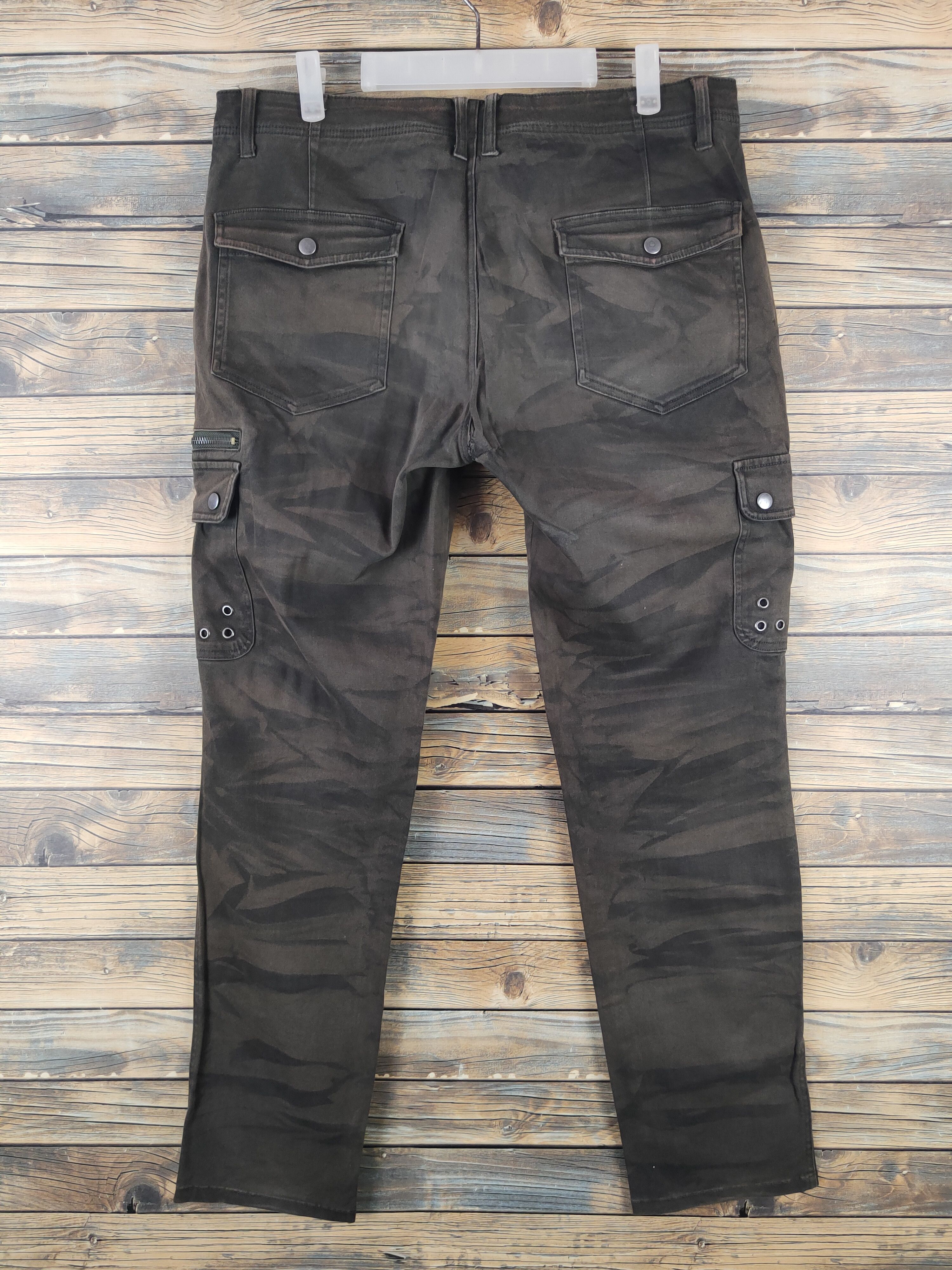 semanticdesign DL Semanticdesign Camo Multipocket Cargo Pants #sp46-267T Size US 34 / EU 50 - 7 Thumbnail