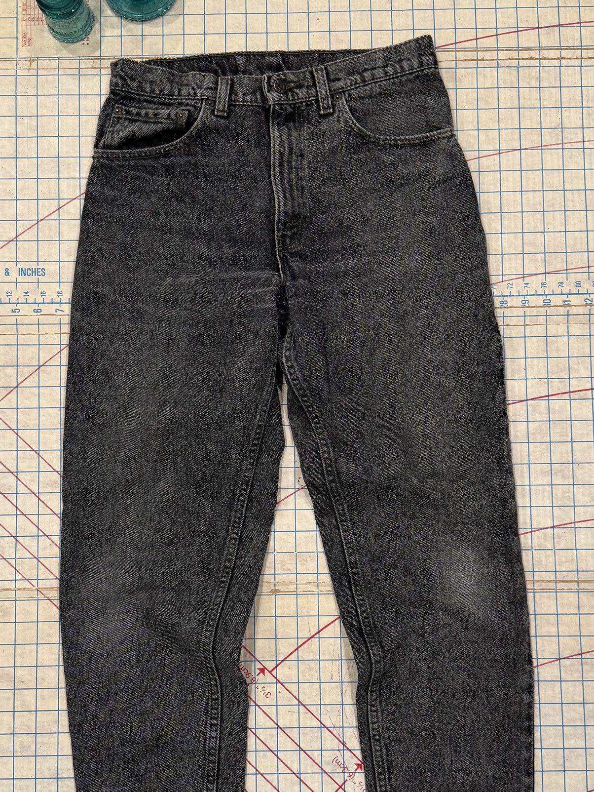 Levi's Levi’s 550 Faded Black Made In USA Denim Jeans 32x30 Size US 32 / EU 48 - 2 Thumbnail