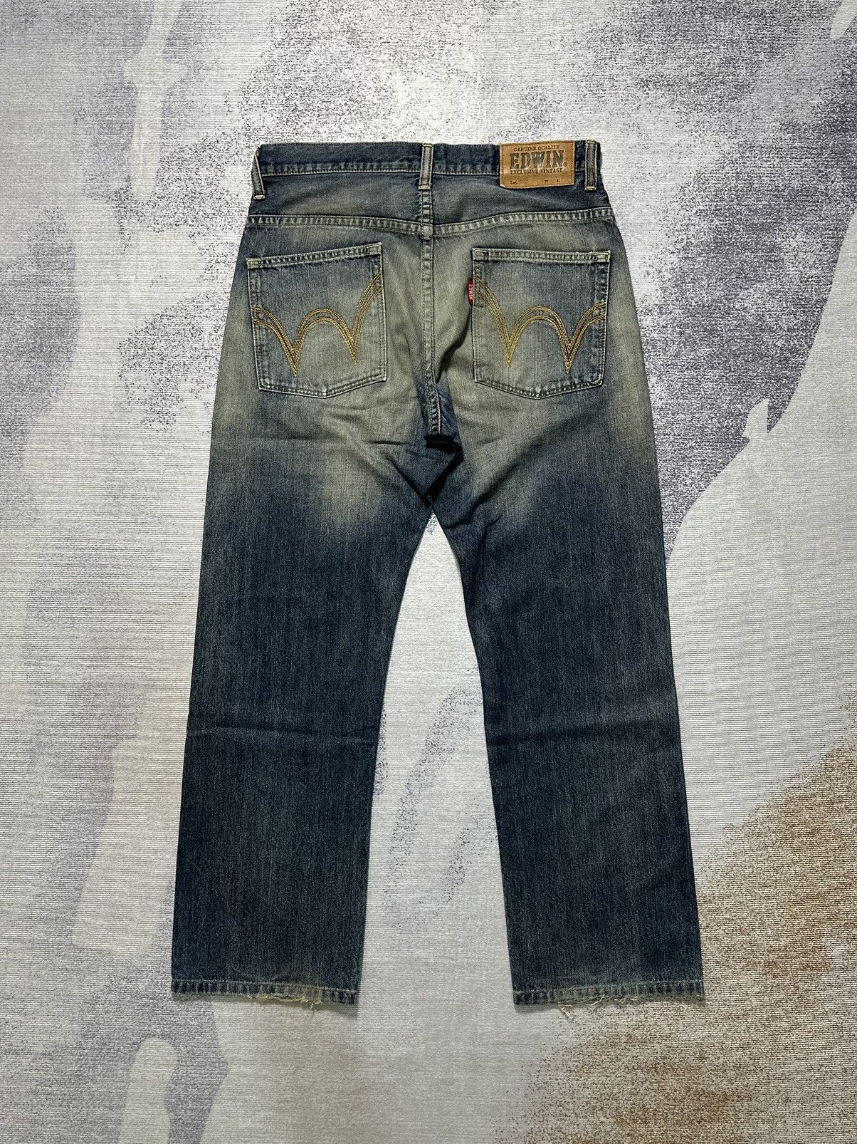 Undercover × Uniqlo 2000s Edwin Mud Washed Denim 405 Size US 33 - 2 Thumbnail