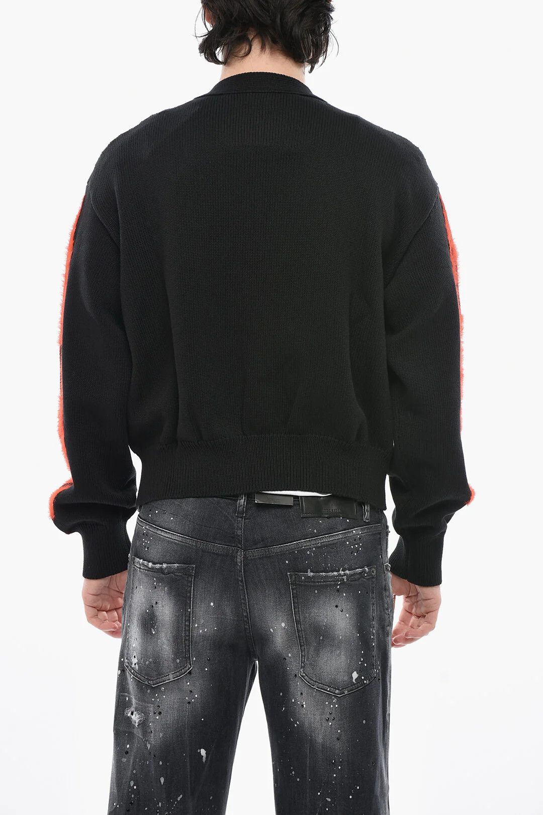 Givenchy og1mm0326 Cotton-Blend Cardigan in Black Size US XL / EU 56 / 4 - 2 Thumbnail