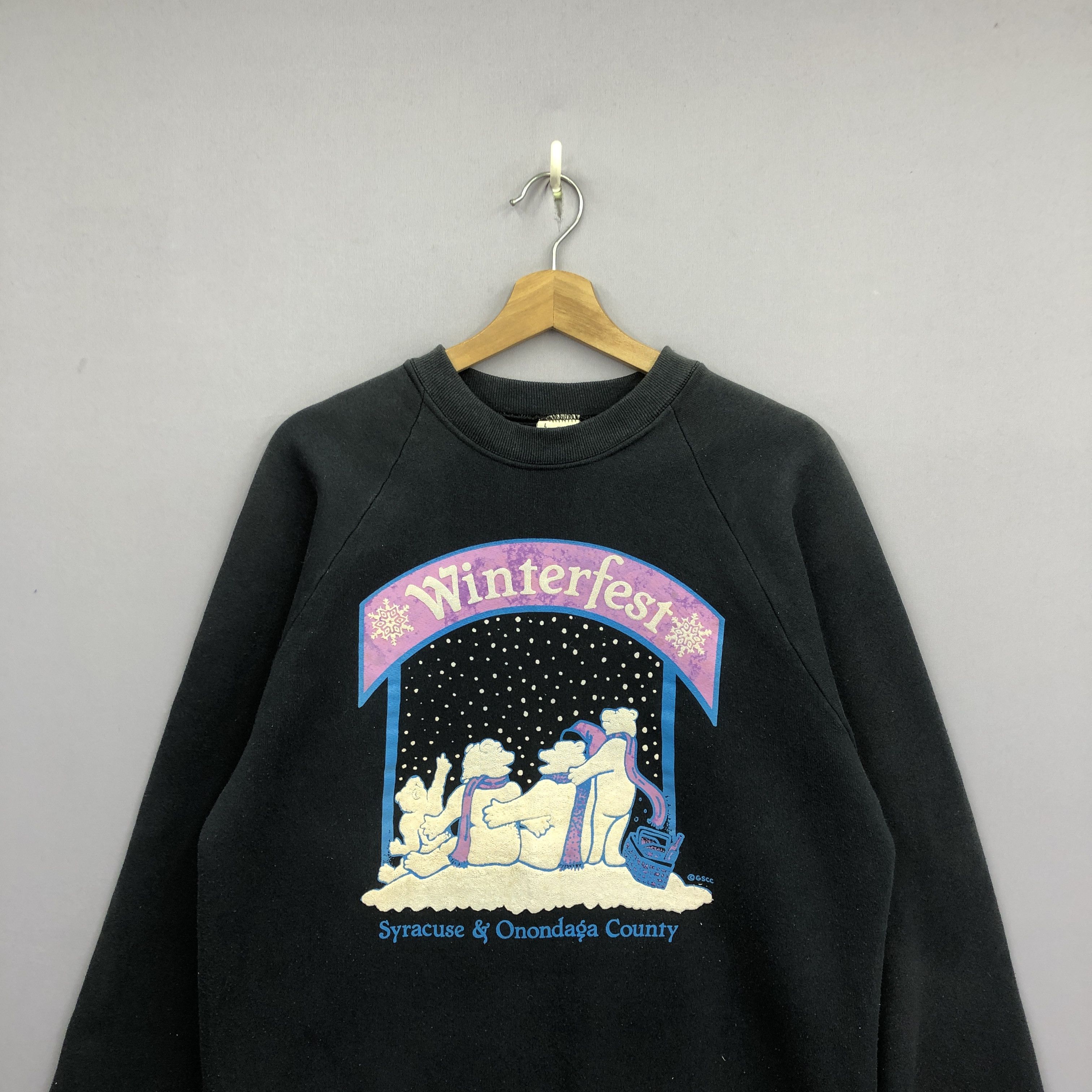 Vintage Vintage Winterfest Sweater Syracuse & Onondaga Sweatshirt Size US M / EU 48-50 / 2 - 3 Thumbnail