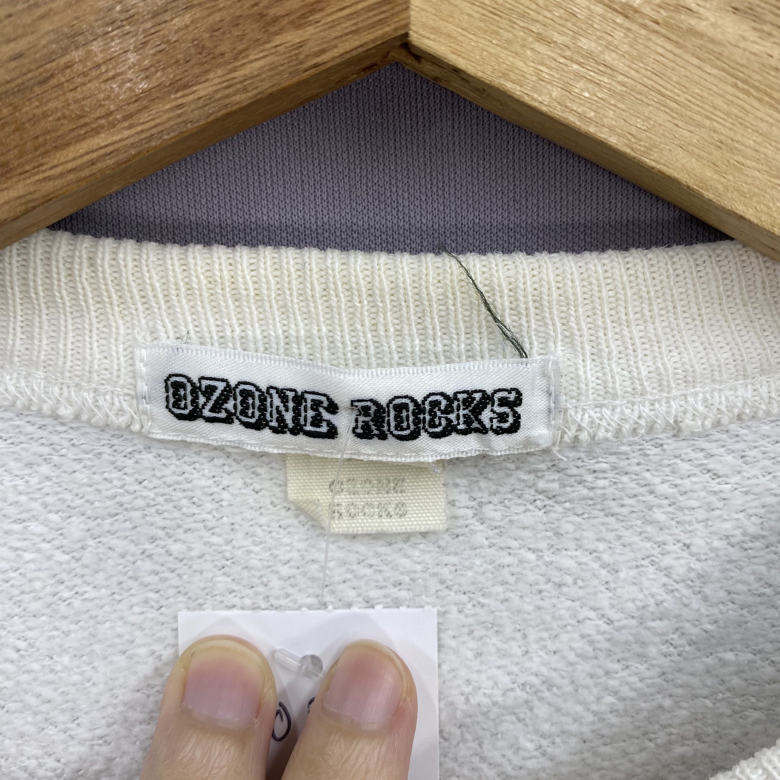 Japanese Brand Vintage Ozone Rocks V-Stitch Sweater Harajuku Sweatshirt Size US M / EU 48-50 / 2 - 10 Thumbnail