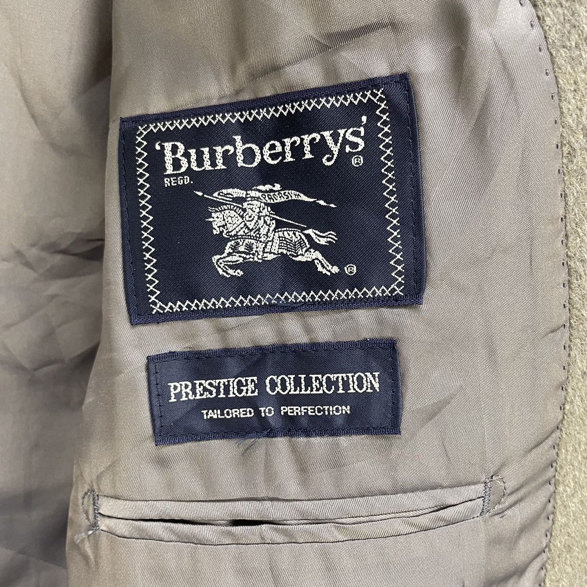 Burberry 🔥Vintage Burberry Wool Coat Blazer Jacket Size US M / EU 48-50 / 2 - 7 Thumbnail