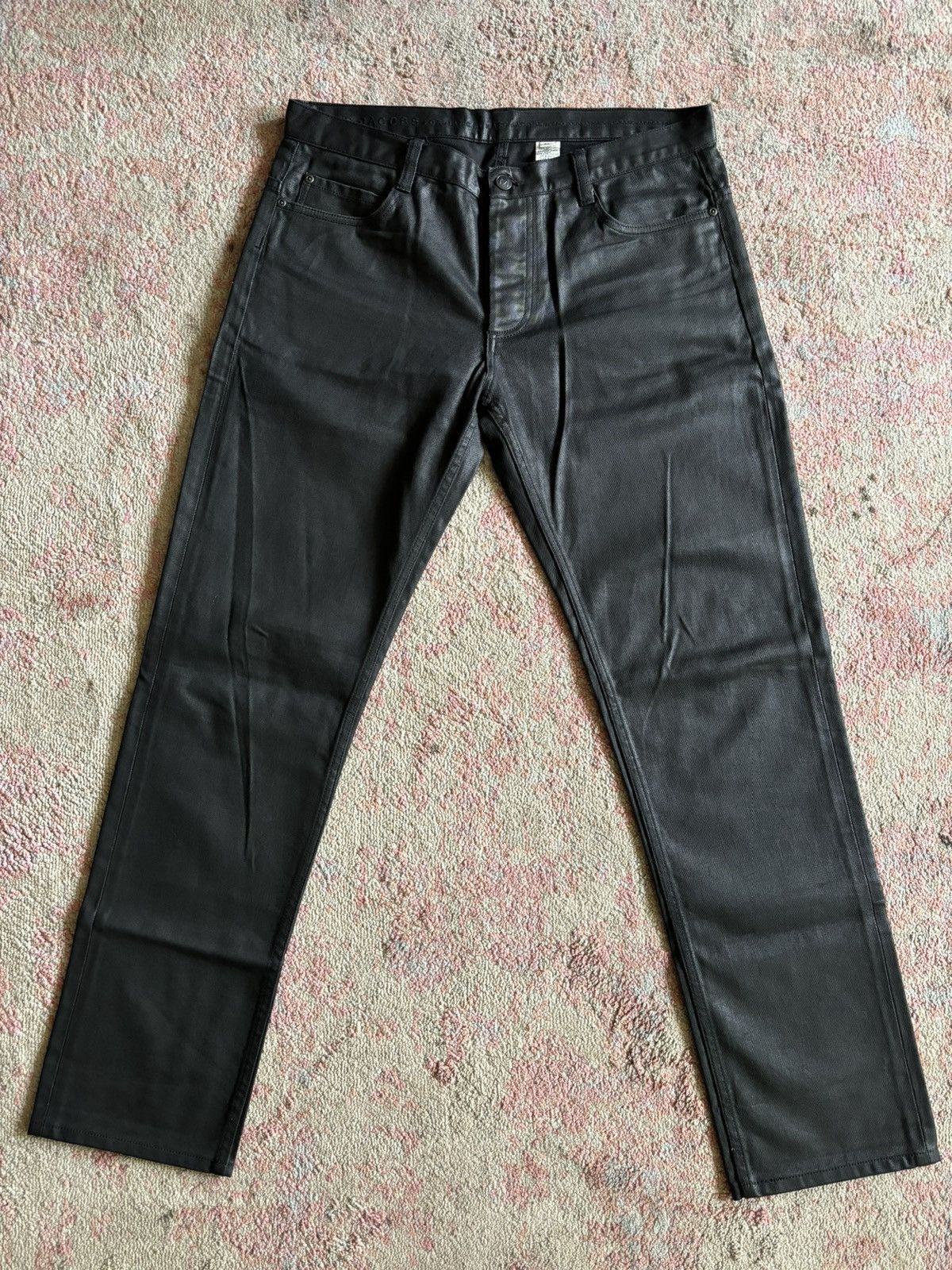 High quality MARC BY MARC JACOBS dark wax straight leg jeans