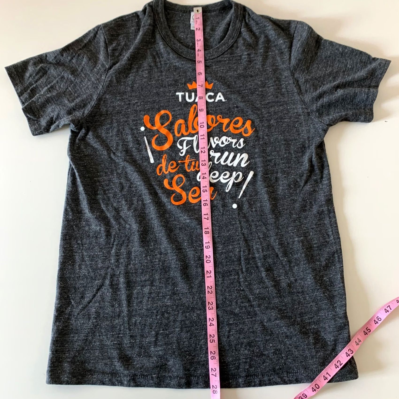 Alternative Apparel Tuaca Flavors Run Deep Short Sleeve T-Shirt Mens L Gray Alternative Apparel Shirt Size US L / EU 52-54 / 3 - 4 Thumbnail