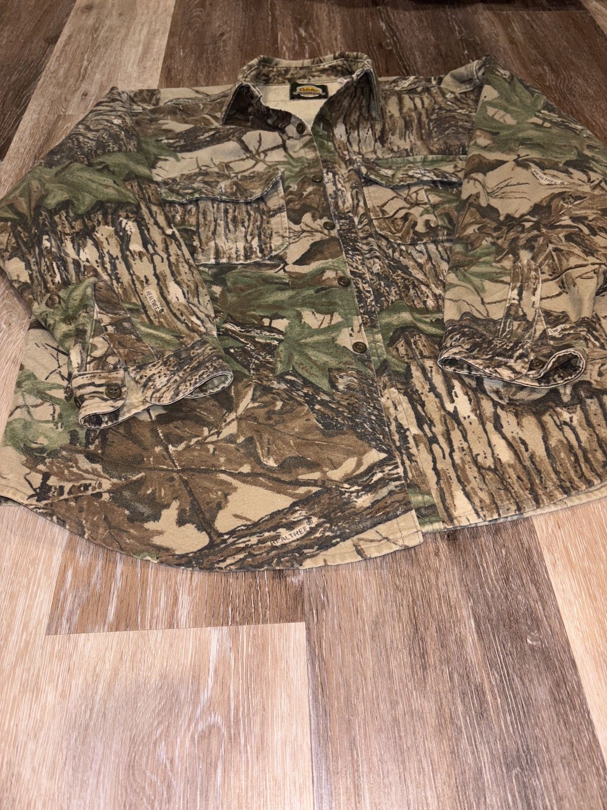 Cabelas Vintage Camouflage Button Up Size US L / EU 52-54 / 3 - 1 Thumbnail